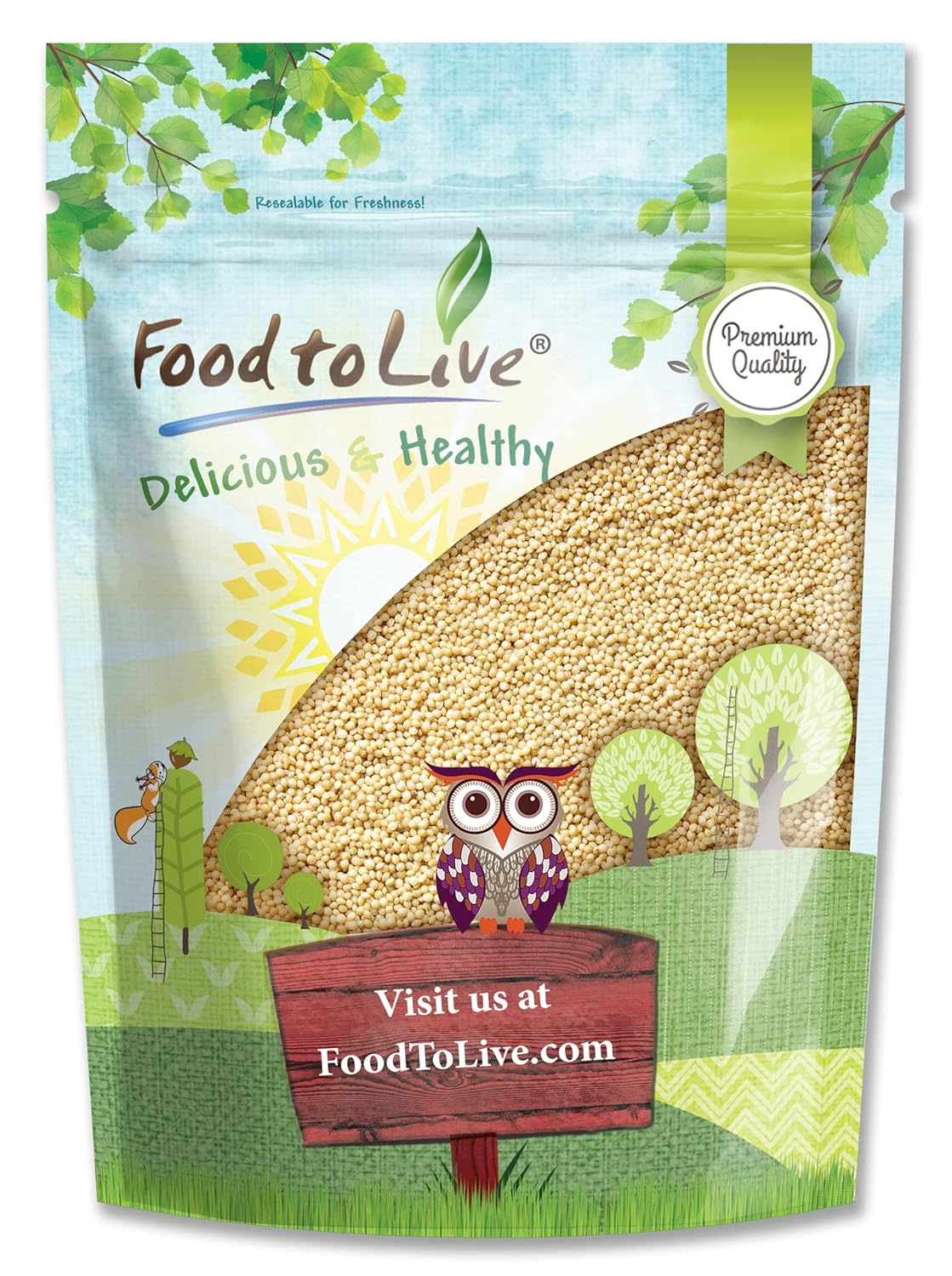 Amaranth Getreide - koscher, roh, vegan - von Food to Live - Bild 9 von 48