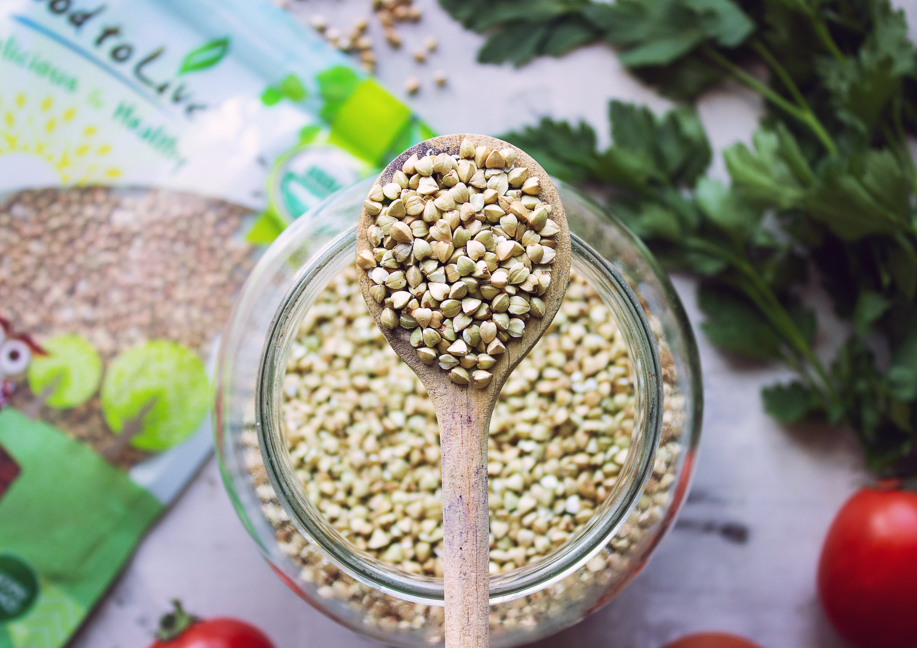 Organic Buckwheat Groats NonGMO, Kosher, Raw, Vegan by Food To