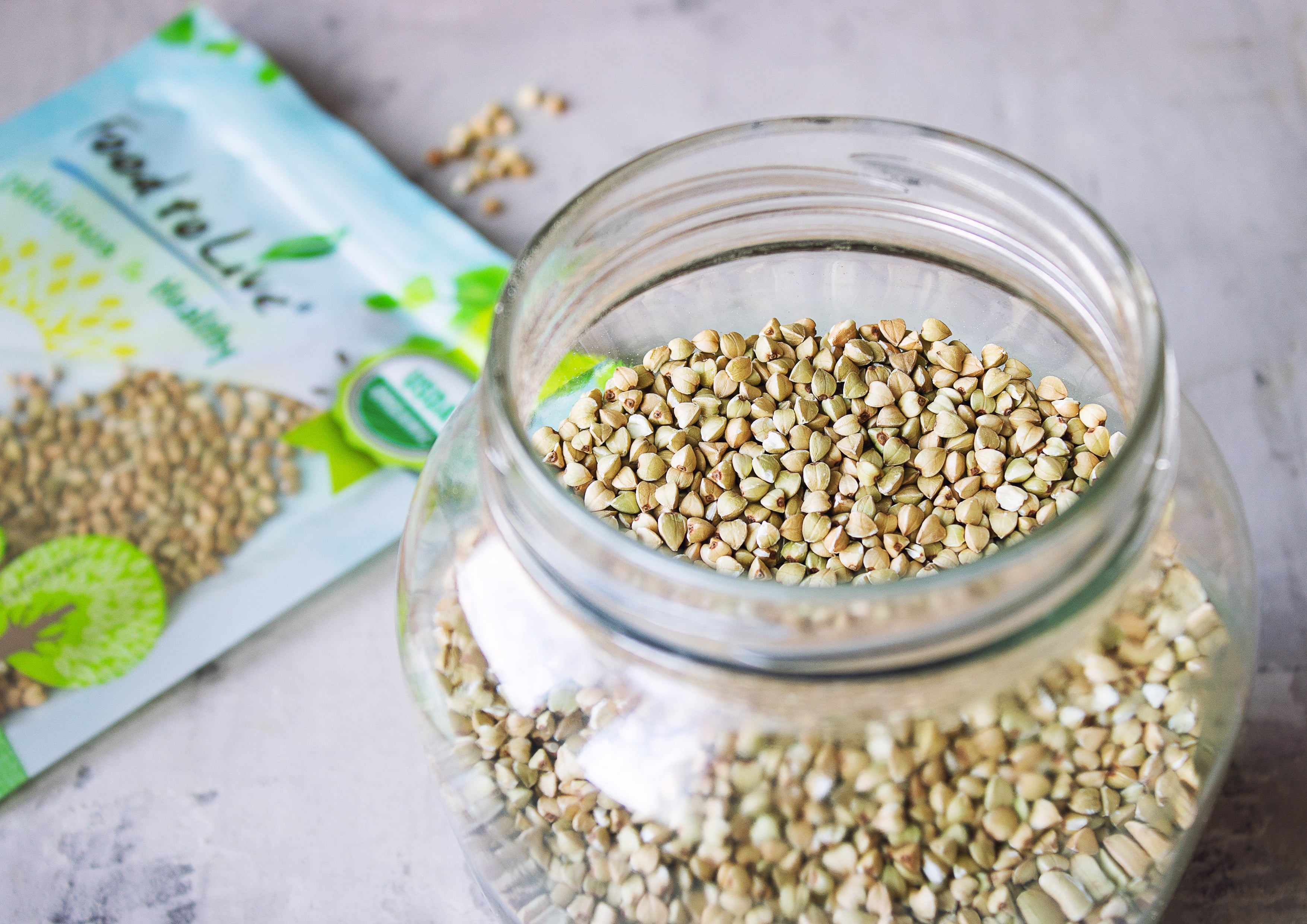 Organic Buckwheat Groats NonGMO, Kosher, Raw, Vegan by Food To