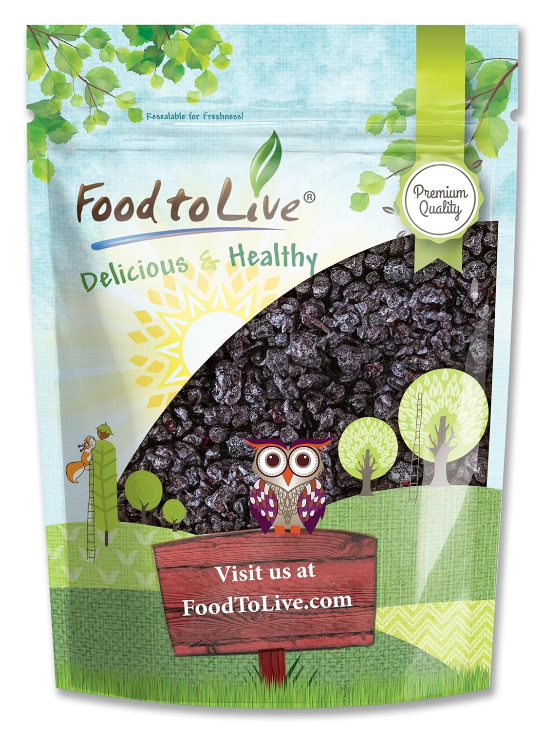 Dried Blueberries - Vegan - by Food To Live - Picture 9 of 64