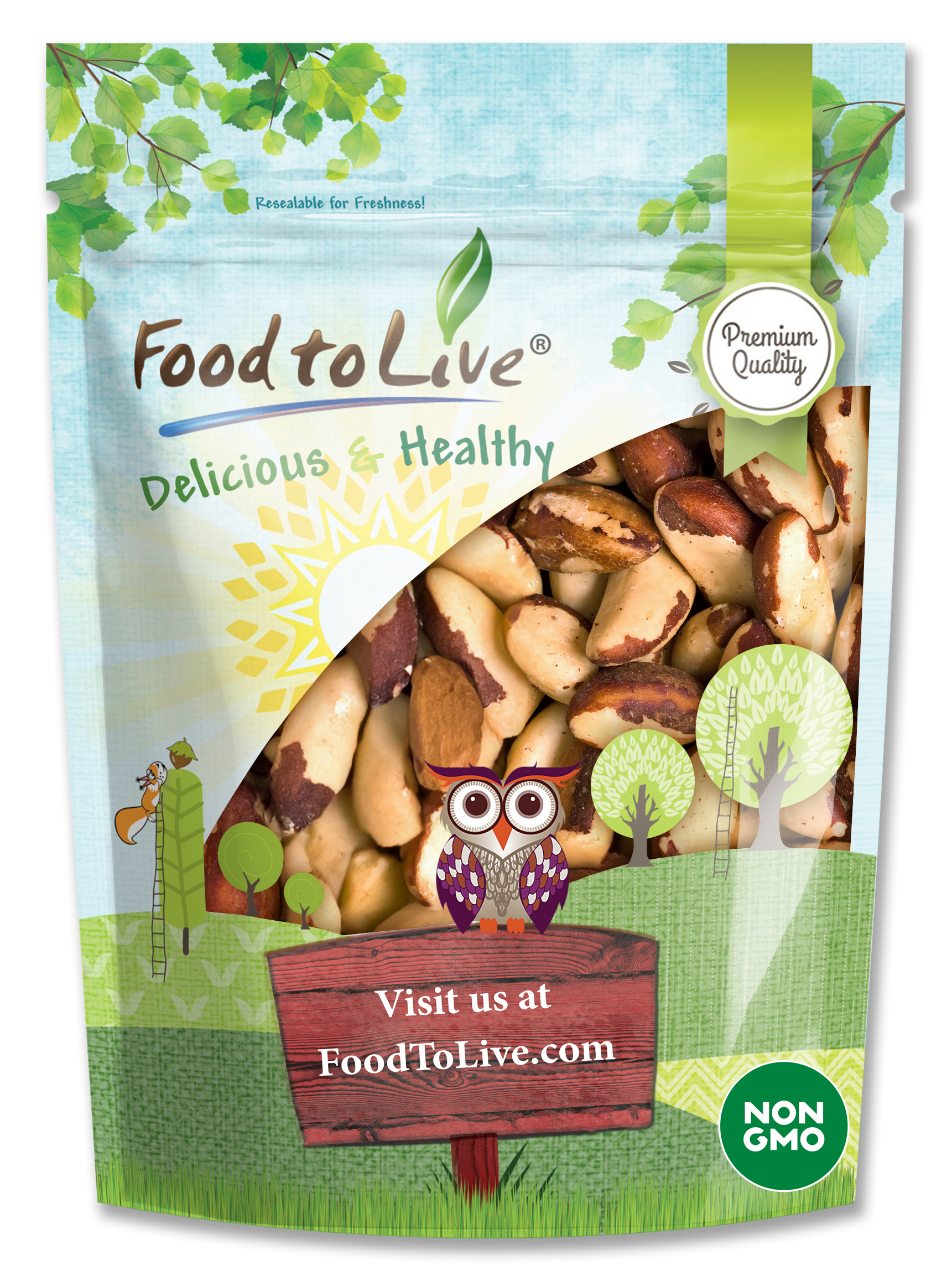 Brazil Nuts, Non-GMO Verified - Kosher, Raw, Vegan - by Food To Live - Picture 94 of 111