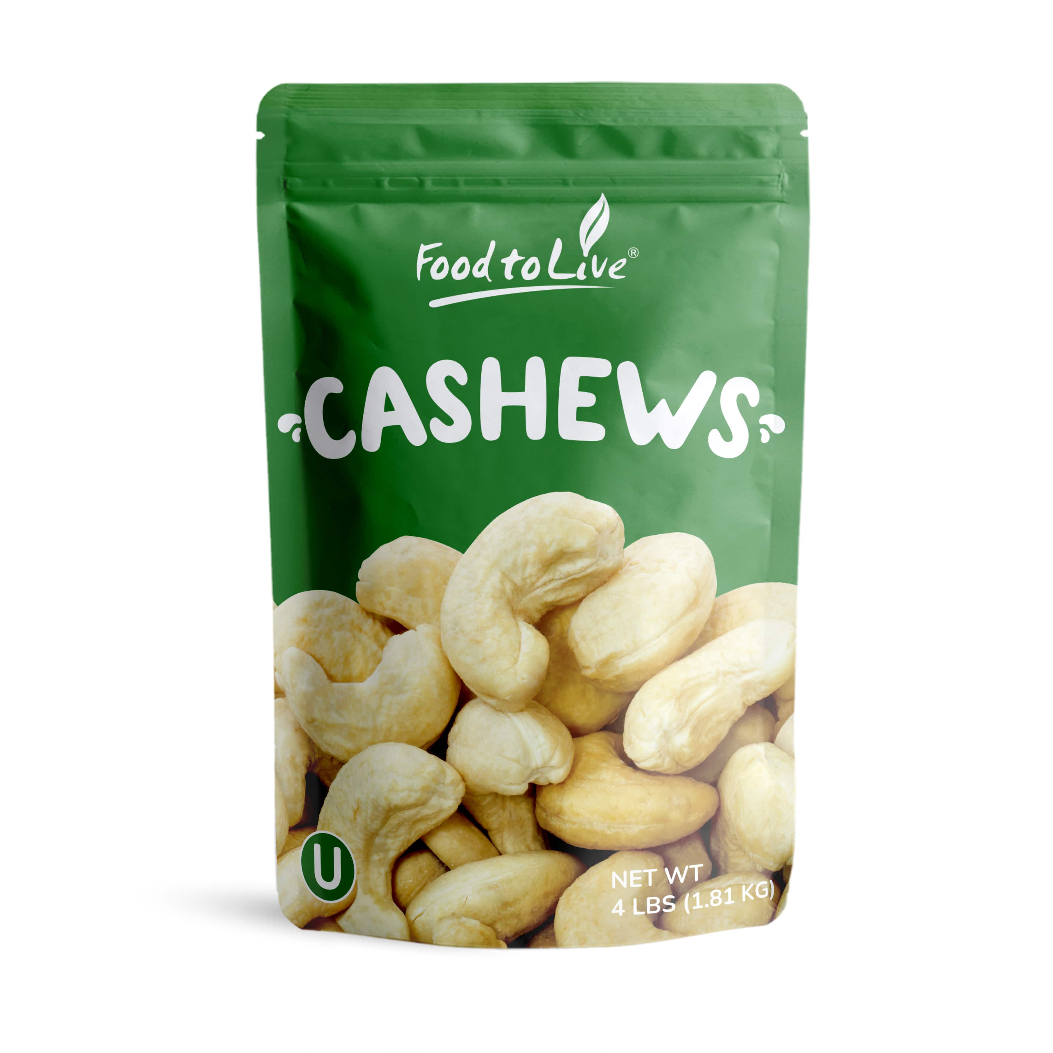 Dry Roasted Whole Cashews with Himalayan Salt - NonGMO, Kosher - by Food to Live - Picture 41 of 56