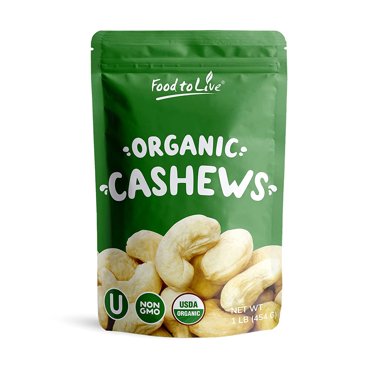 Organic Dry Roasted Cashews with Himalayan Salt - Non-GMO - by Food to Live - Picture 18 of 57