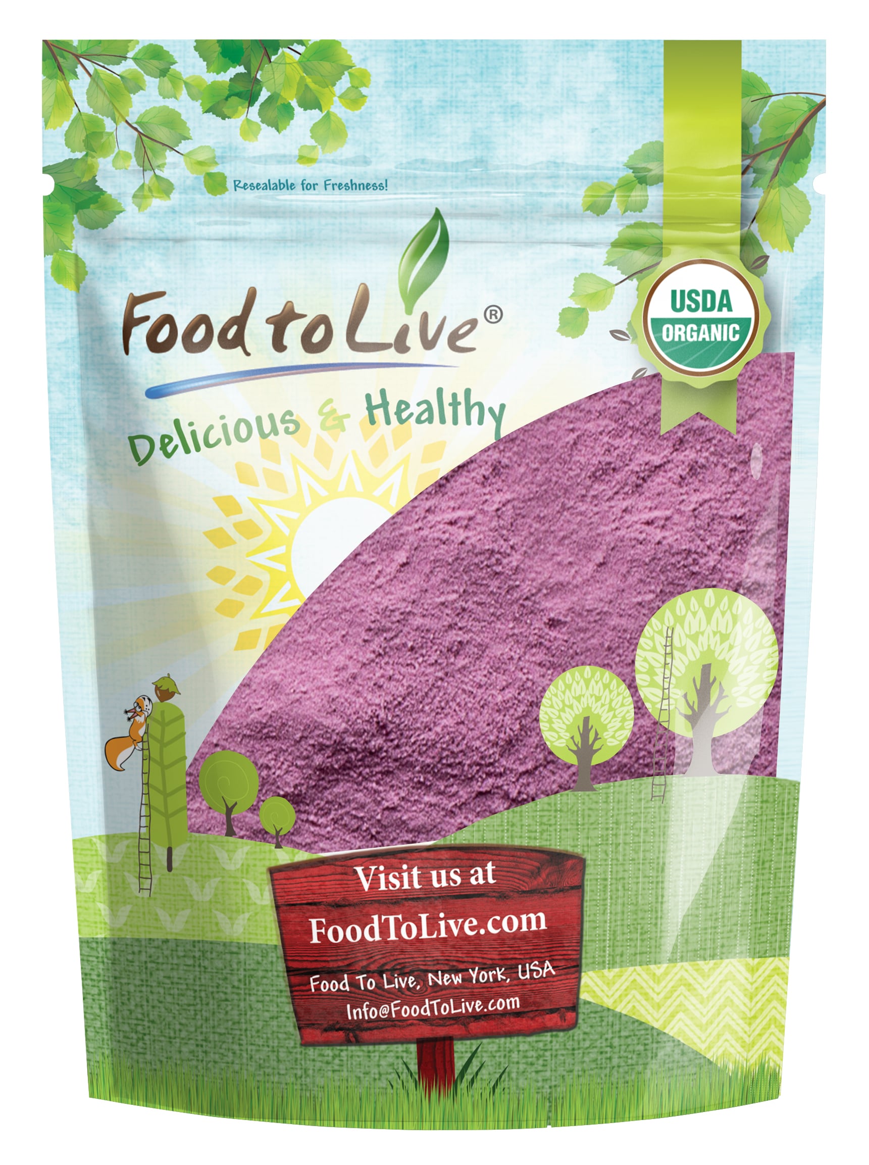 Organic Tart Cherry Powder — Non-GMO, Raw, Kosher, Vegan Superfood, Bulk - Picture 55 of 63