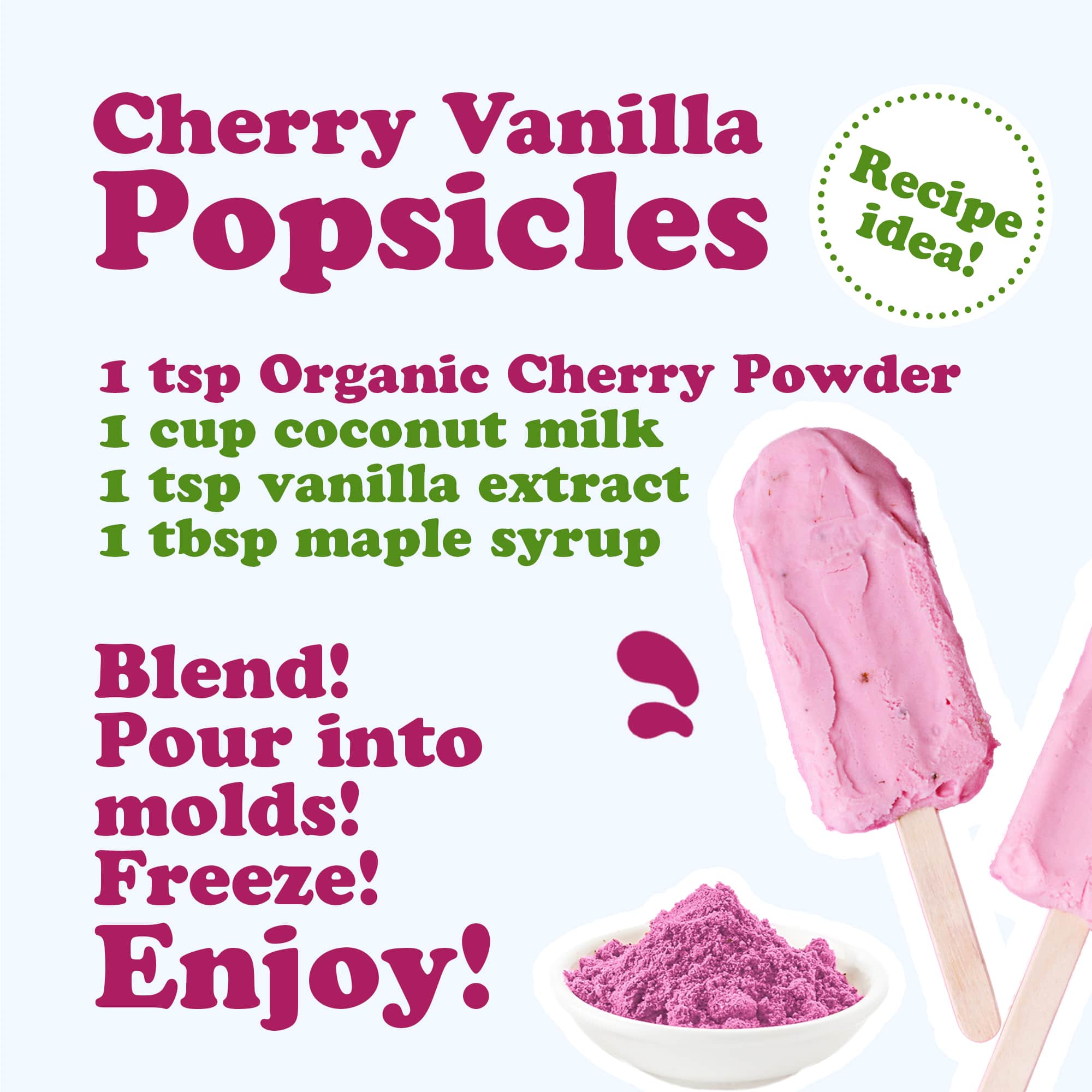 Organic Tart Cherry Powder — Non-GMO, Raw, Kosher, Vegan Superfood, Bulk - Picture 17 of 63