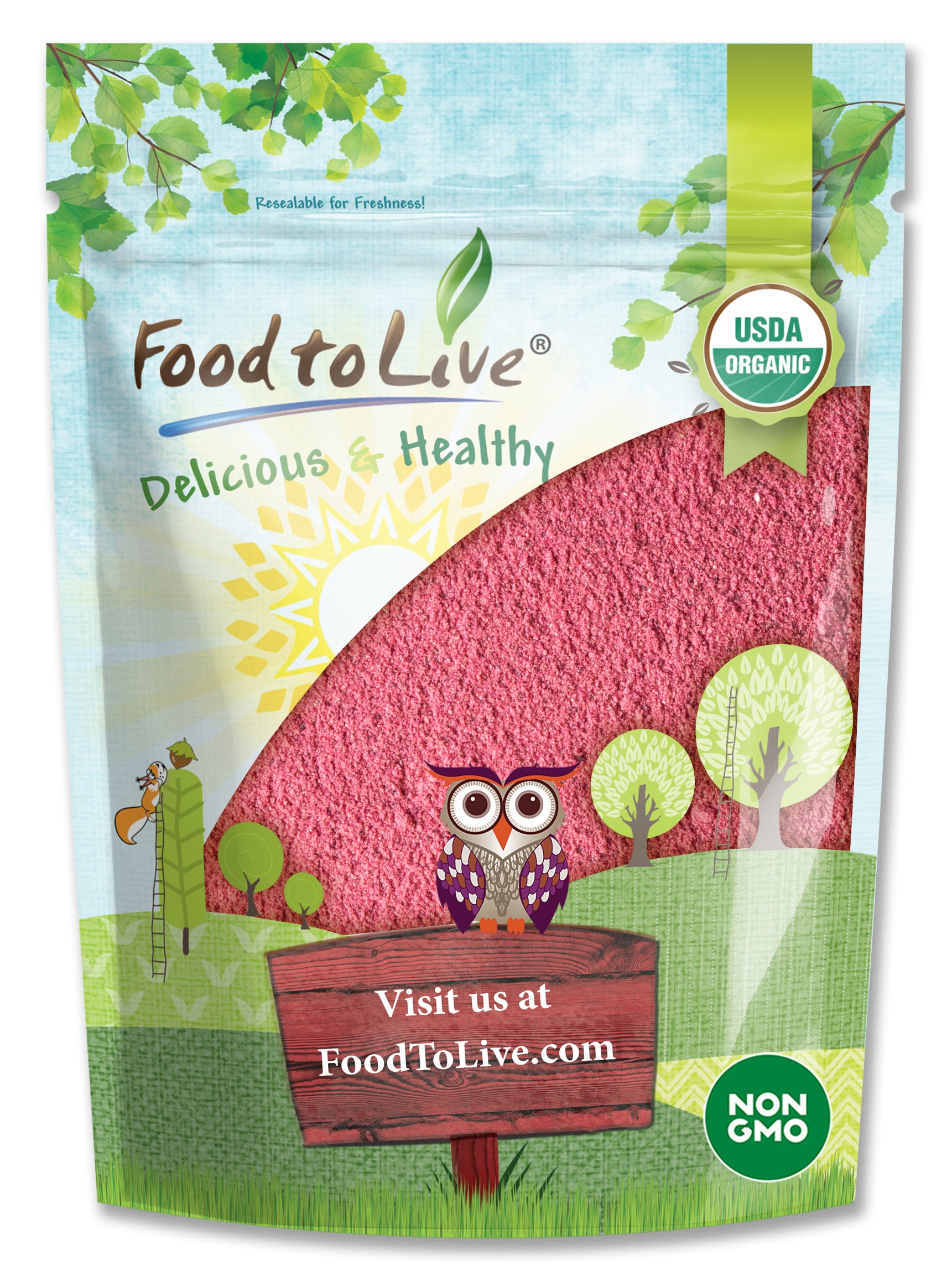Organic Cranberry Powder – Non-GMO, Unsulfured, Contains Maltodextrin