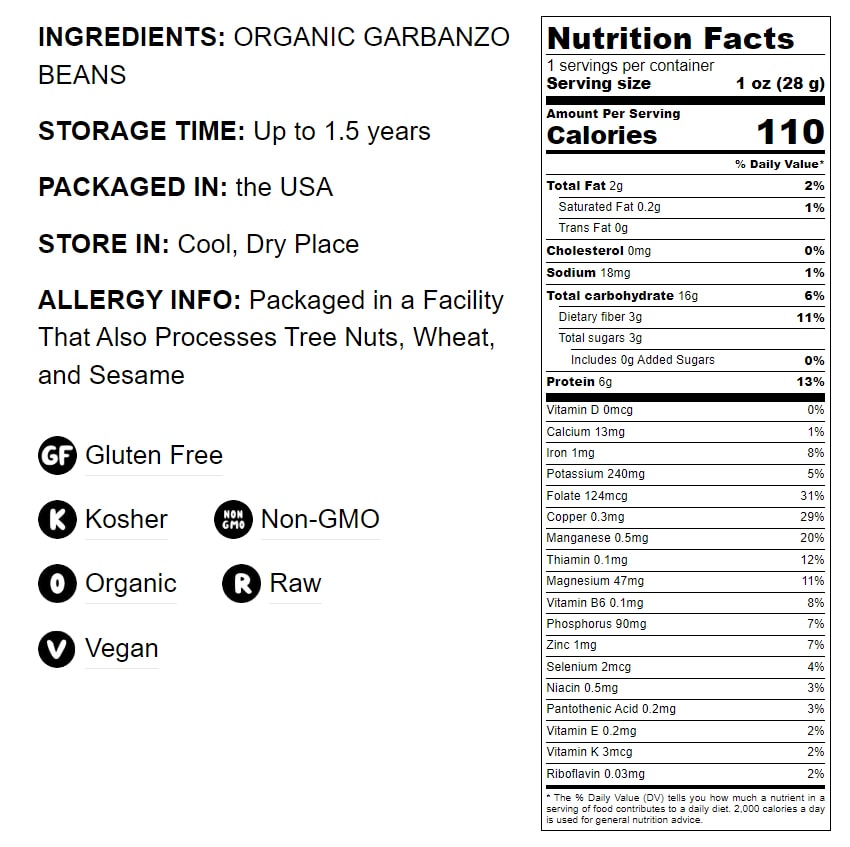 Gluten Free Organic Chickpea Flour – Non-GMO, Finely Milled, Kosher - Picture 36 of 48
