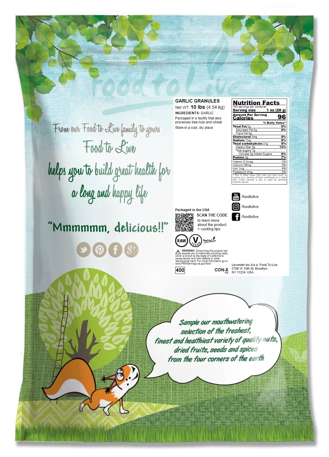 Granulated Garlic – Dried Coarse Garlic Granules, Raw, Vegan, Bulk Spice. - Picture 34 of 64