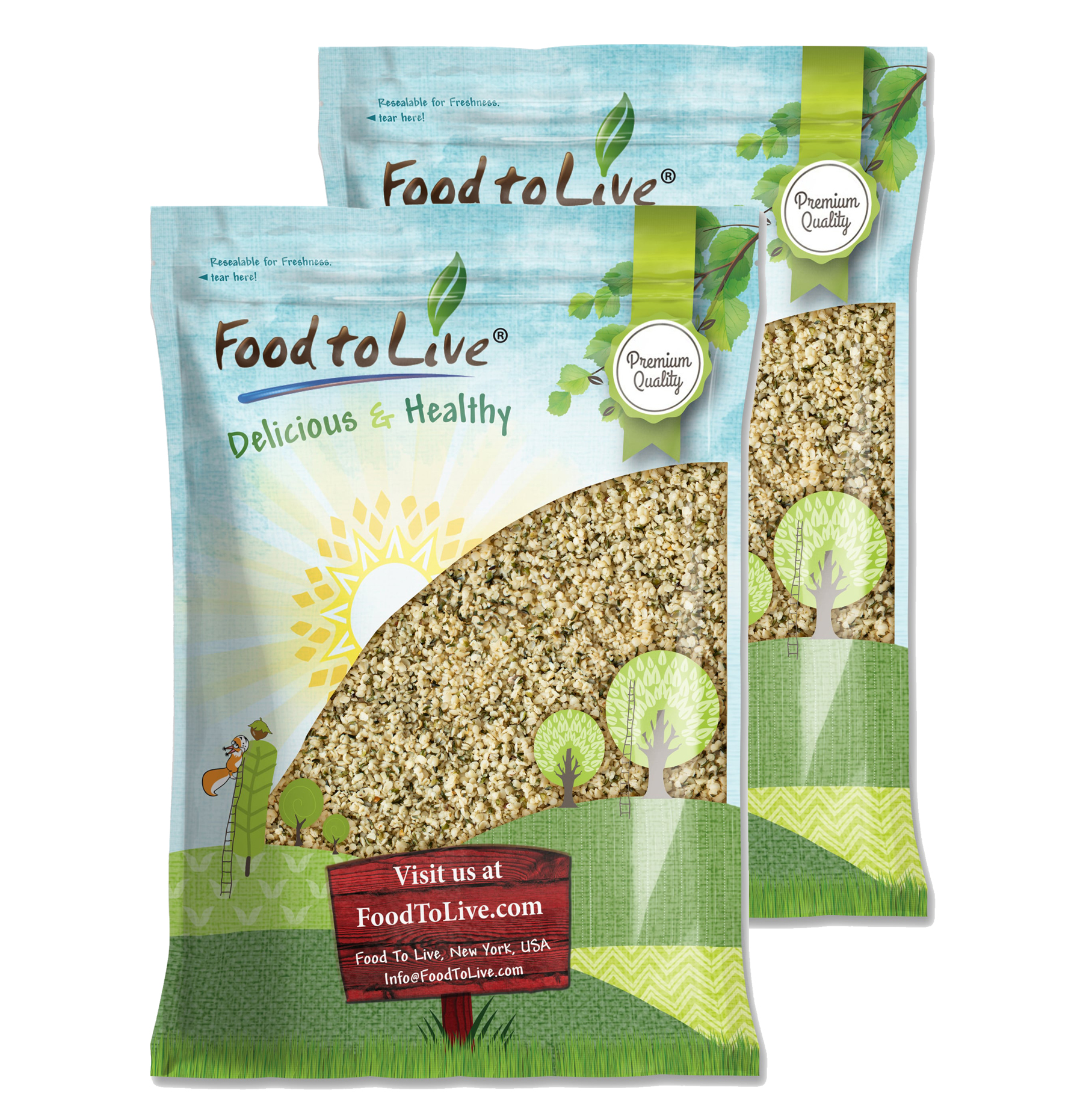 Canadian Hulled Hemp Seeds (Hearts) - Kosher - by Food to Live - Picture 7 of 46