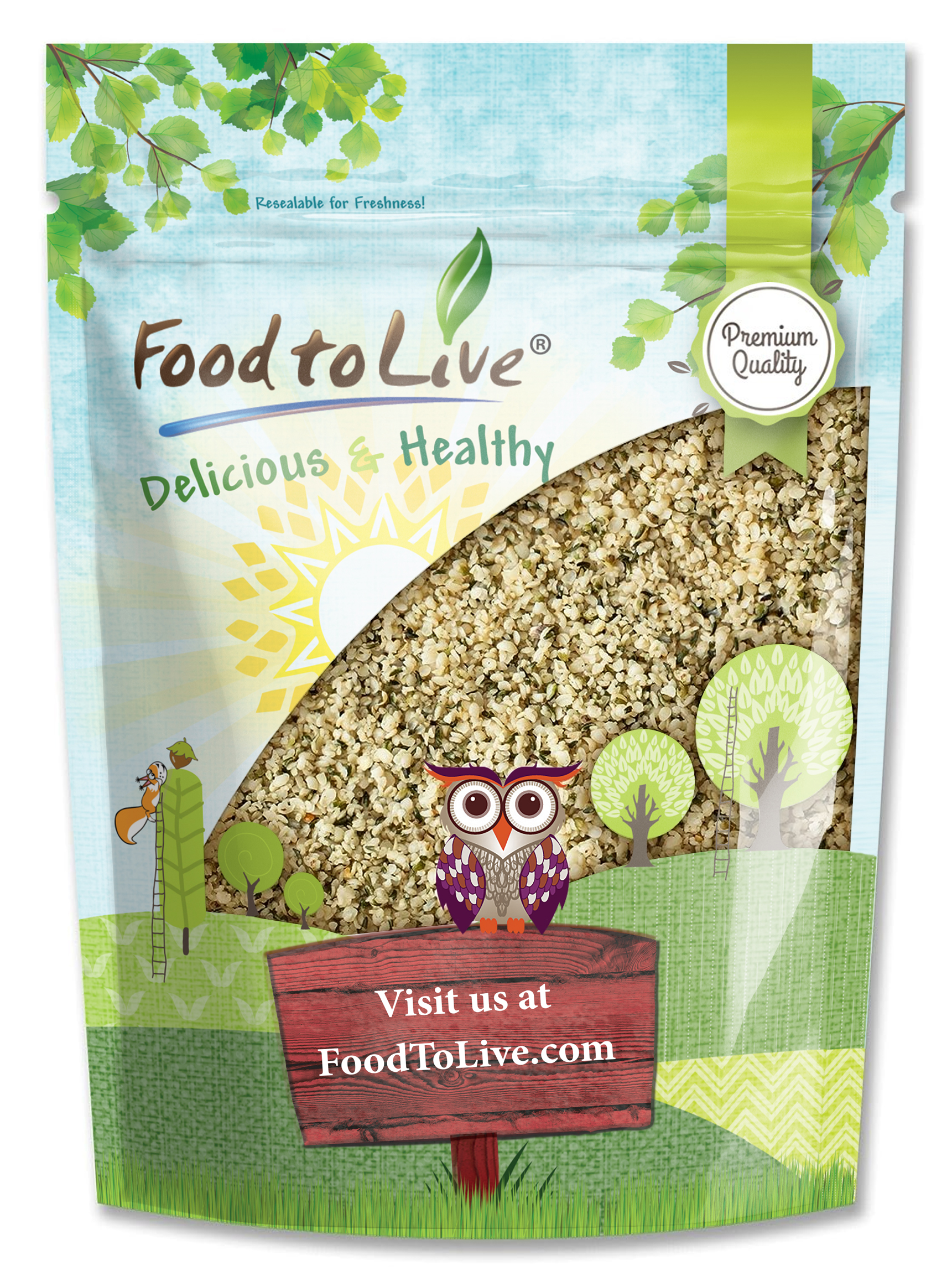 Canadian Hulled Hemp Seeds (Hearts) - Kosher - by Food to Live - Picture 17 of 46