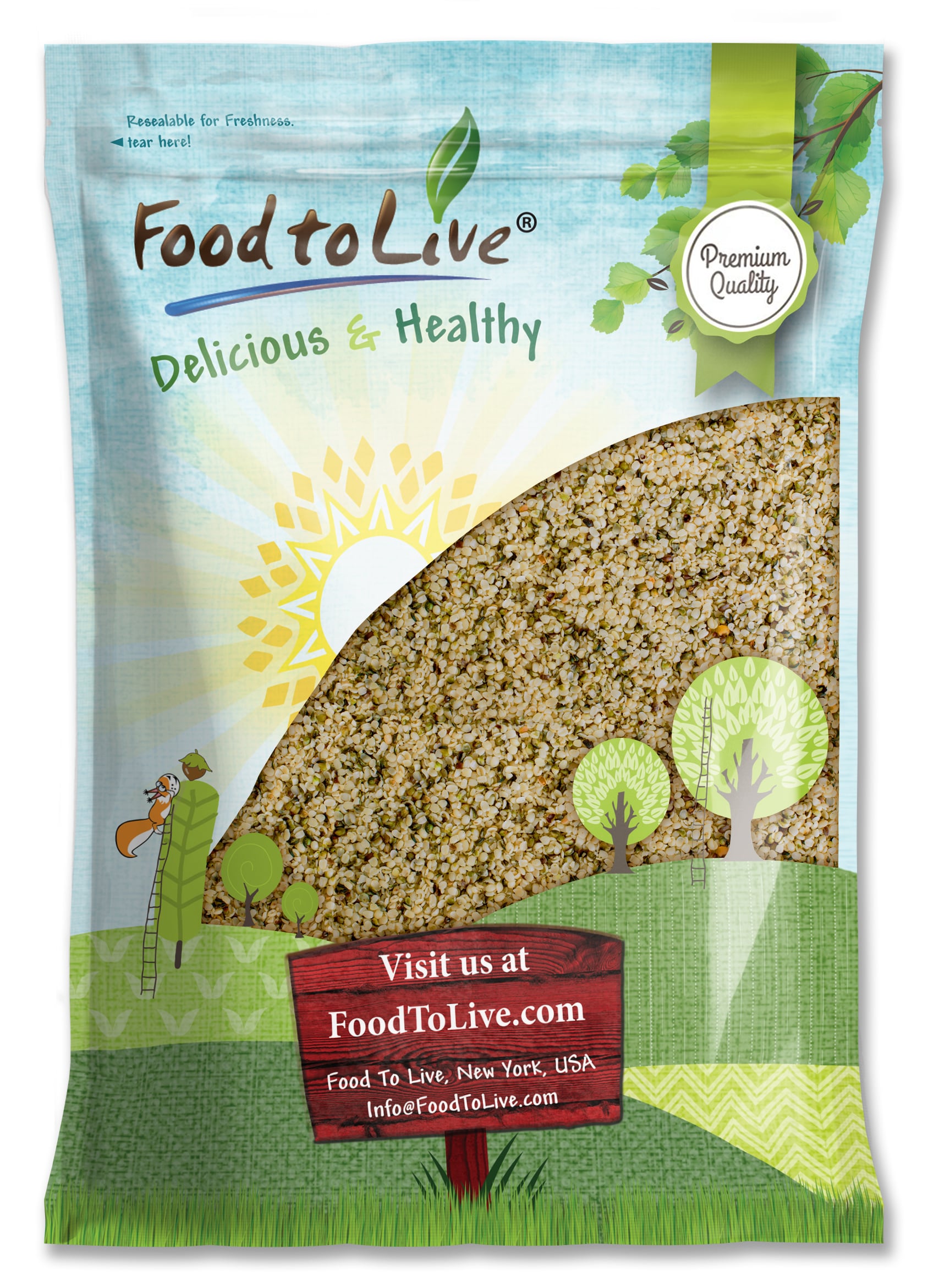 Canadian Hulled Hemp Seeds (Hearts) - Kosher - by Food to Live - Picture 12 of 46