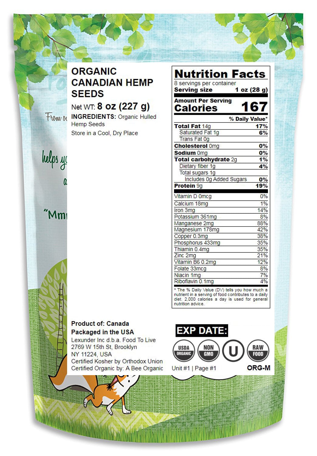 Canadian Organic Hemp Seeds by Food to Live (Raw, Hulled, NonGMO, Kosher, Bulk) eBay