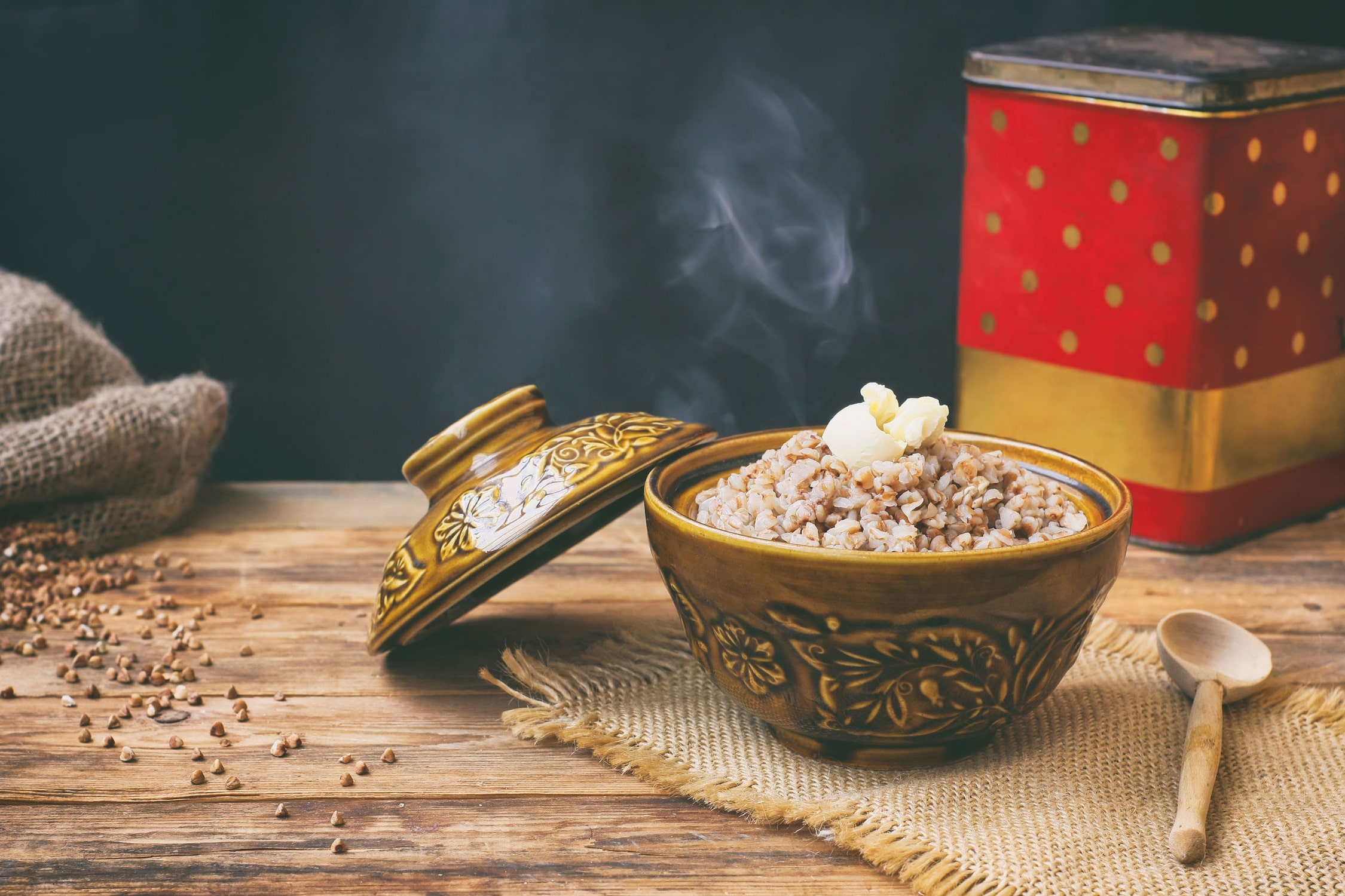 Buckwheat Kasha Grechka, Toasted Whole Groats, Kosher, Bulk Food To