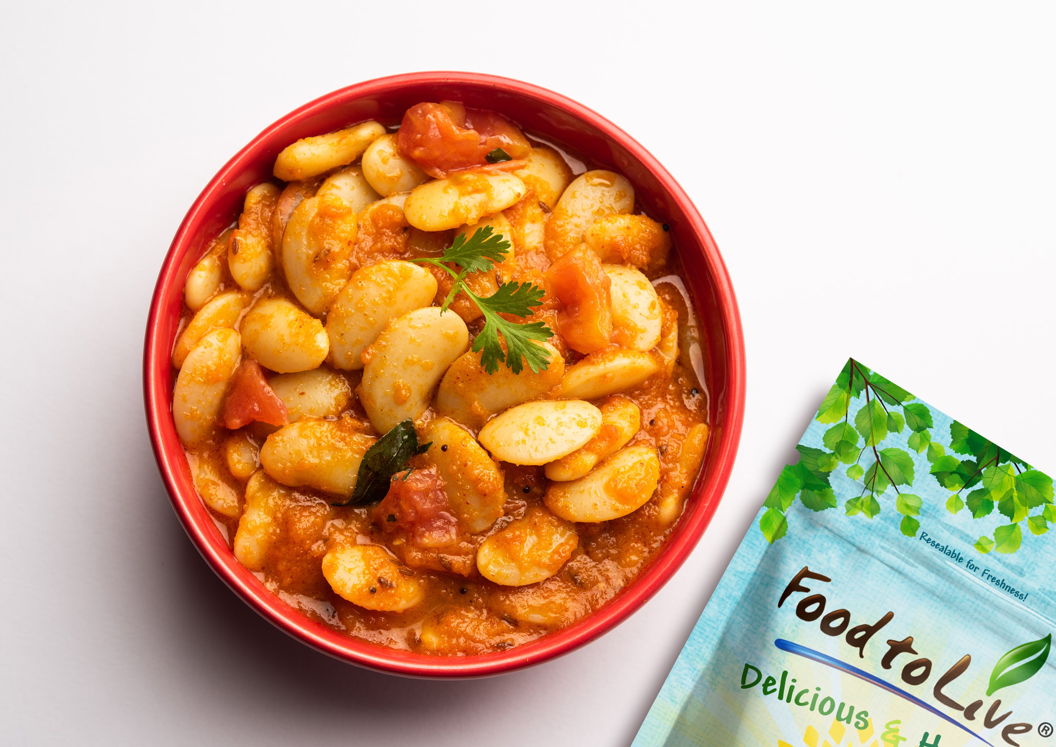 Organic Large White Kidney Beans — Whole Raw Dried Beans, Vegan, Kosher, Bulk.