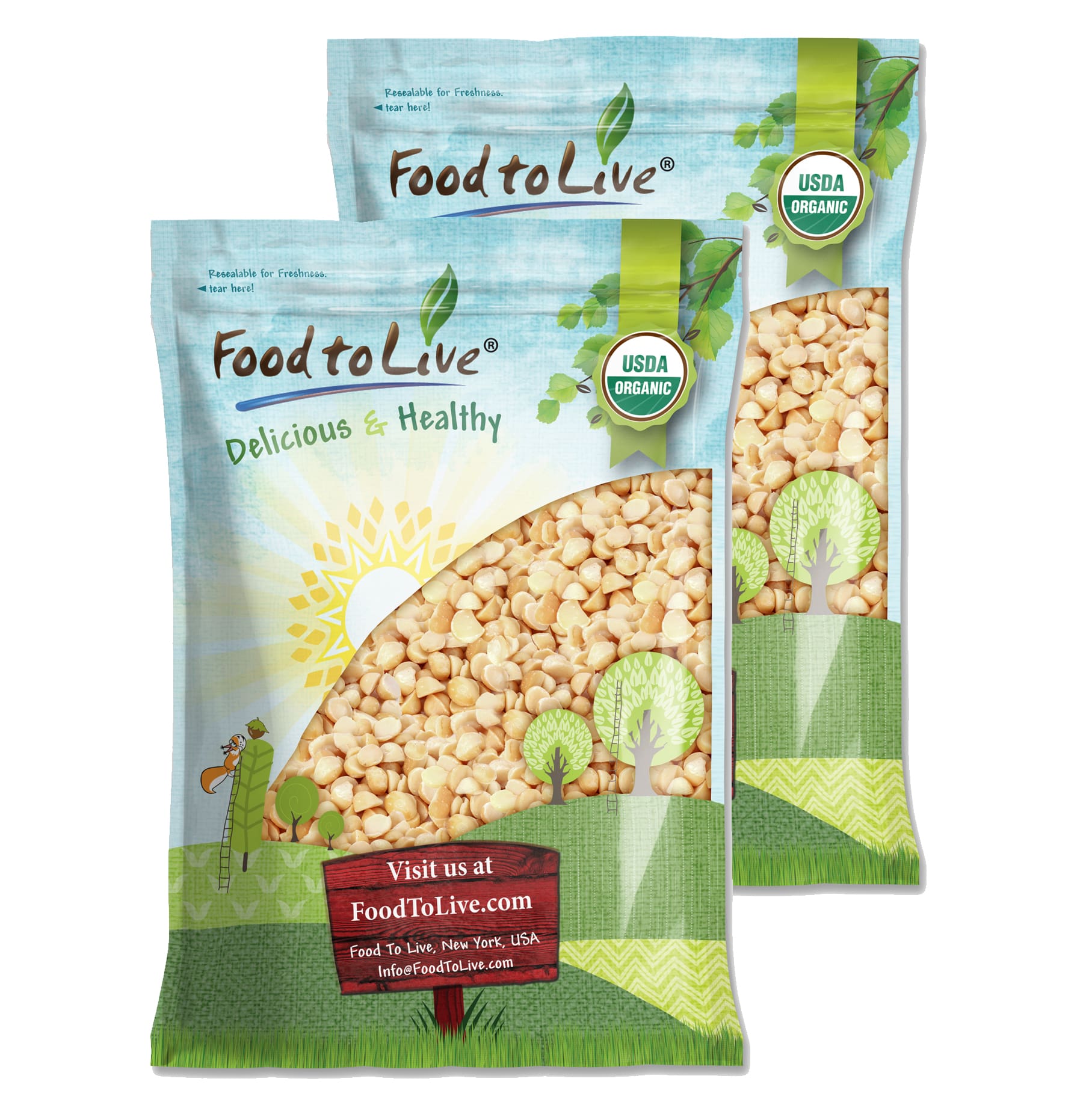 Organic Macadamia Nut Halves and Pieces - Non-GMO, Unsalted – by Food to Live - Picture 19 of 81