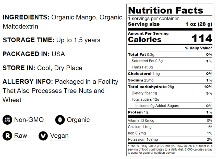 Organic Mango Powder - Non-GMO, Unsulfured, Great for Baking, No Sulphites - Picture 22 of 54