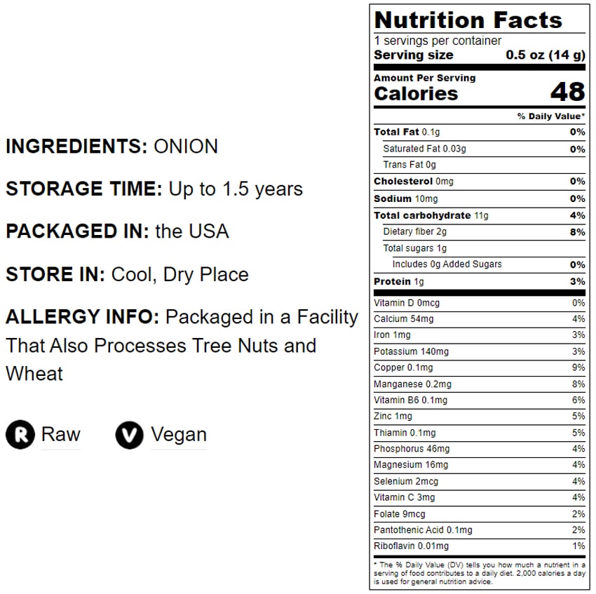 Onion Powder – Finely Ground Dried Onions, Pure, Vegan, Bulk. Rich Onion Flavor - Picture 36 of 56