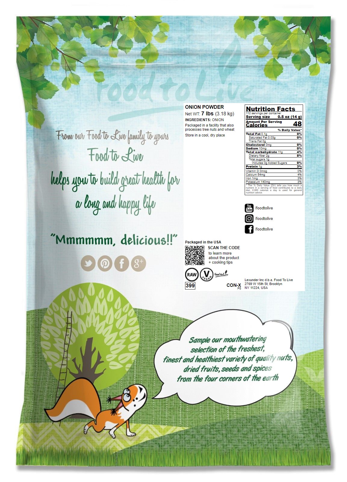 Onion Powder – Finely Ground Dried Onions, Pure, Vegan, Bulk. Rich Onion Flavor - Picture 18 of 56