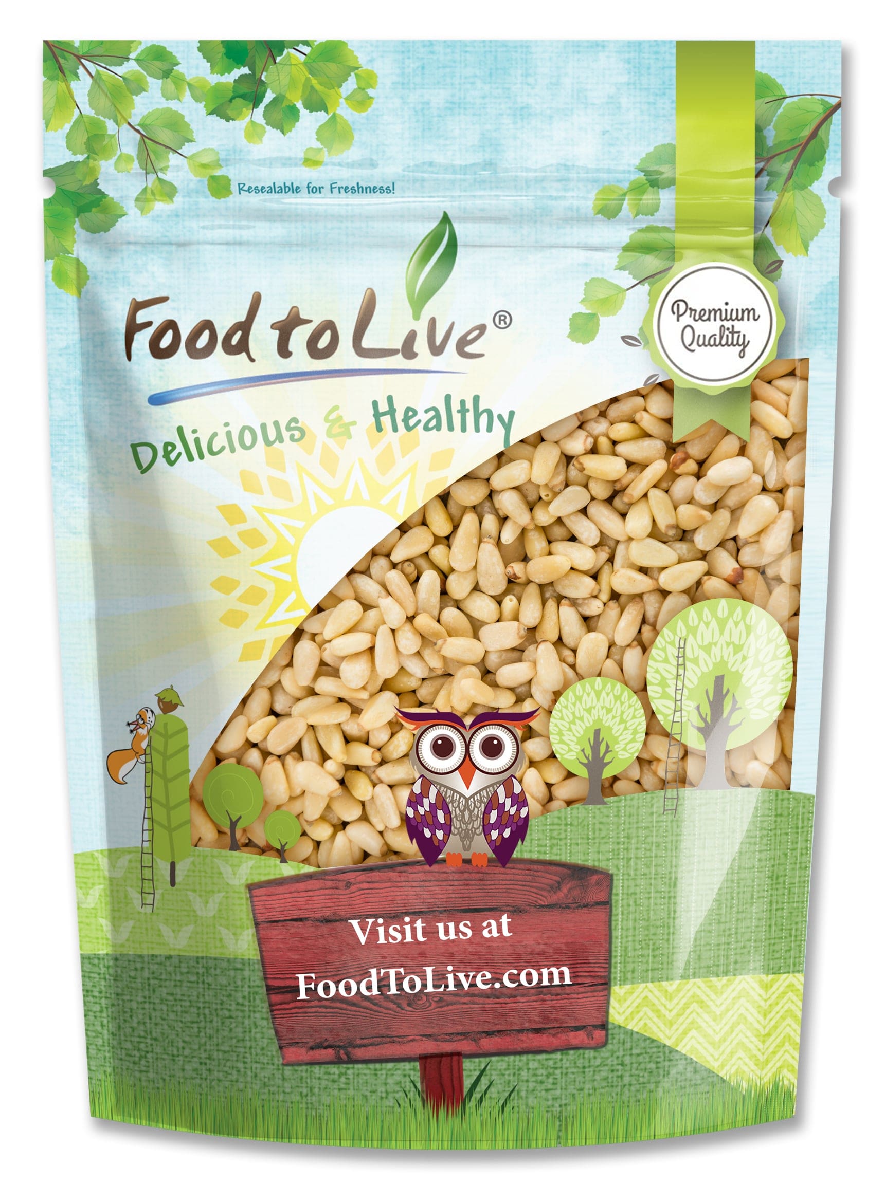 Pine Nuts – Whole Raw Pignolias, Unsalted, Vegan, Kosher, Bulk, Great for Pesto - Picture 81 of 107