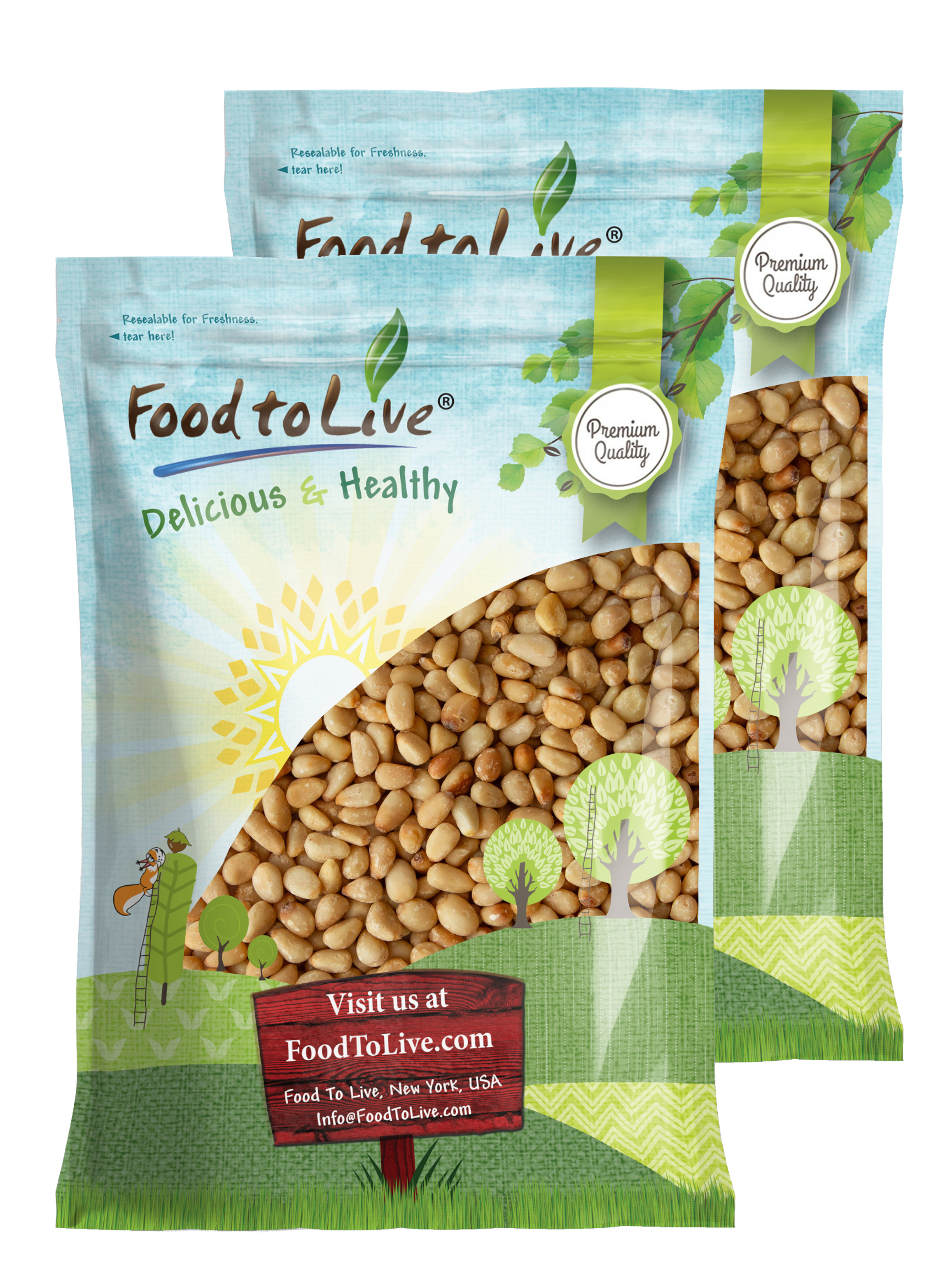 Dry Roasted Pine Nuts with Himalayan Salt – No Oil Added, Vegan, Kosher, Bulk - Picture 9 of 56
