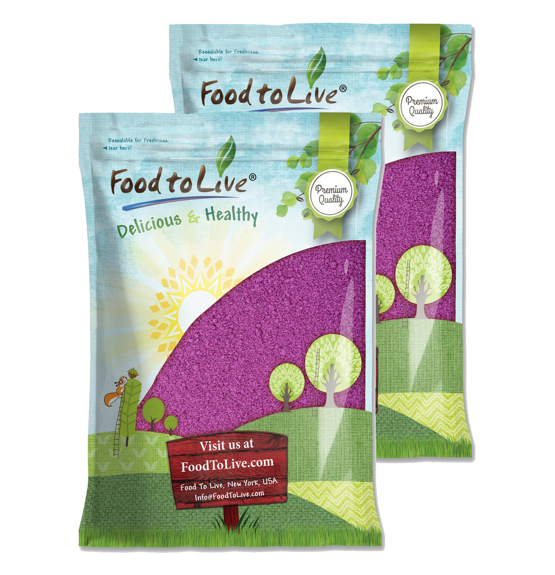 Purple Sweet Potato Powder –100% Pure, No Sugar Added, Vegan Bulk Superfood