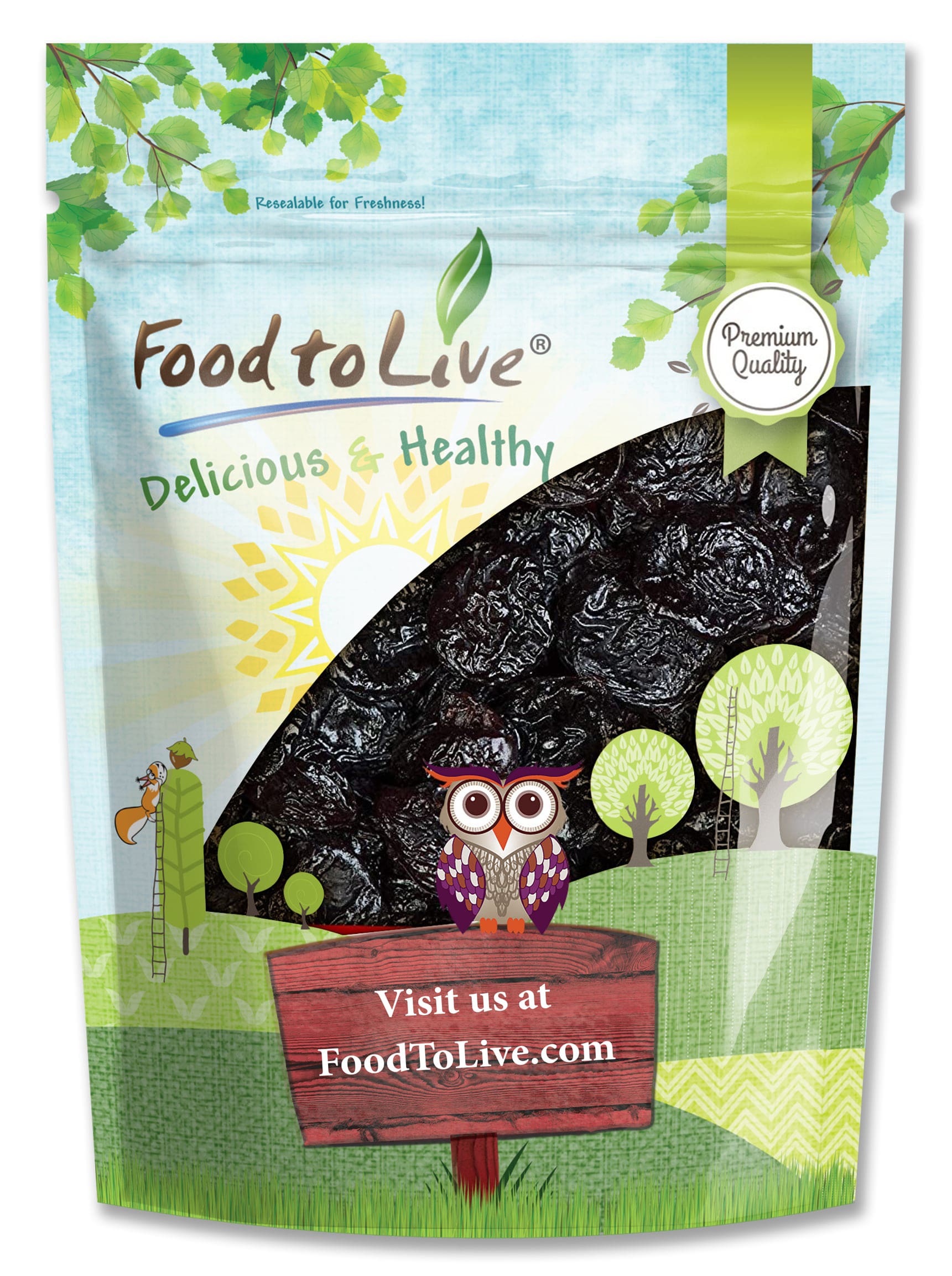 Pitted Prunes - Kosher, Raw, Vegan - by Food To Live - Picture 37 of 50