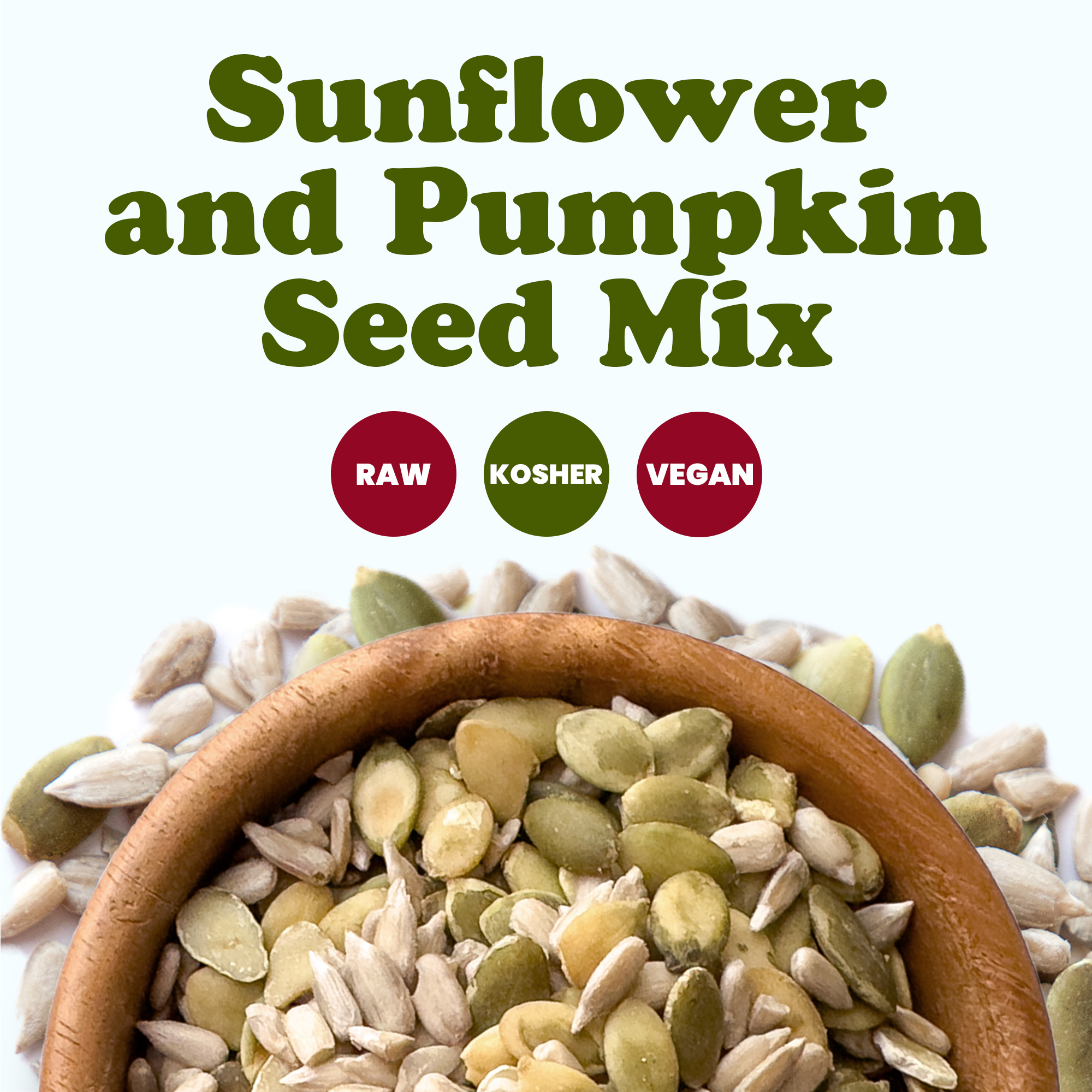 Sunflower Kernels and Pumpkin Kernels Mix – Natural, Raw, Vegan, Kosher, Bulk - Picture 23 of 44