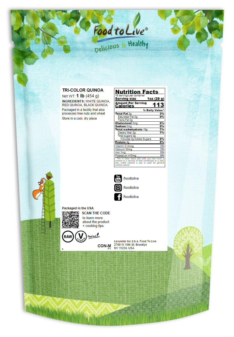 Tri-Color Quinoa Grain–Pre-Washed, Ready to Cook.A Nutrient-Rich Superfood. Bulk - Picture 42 of 48