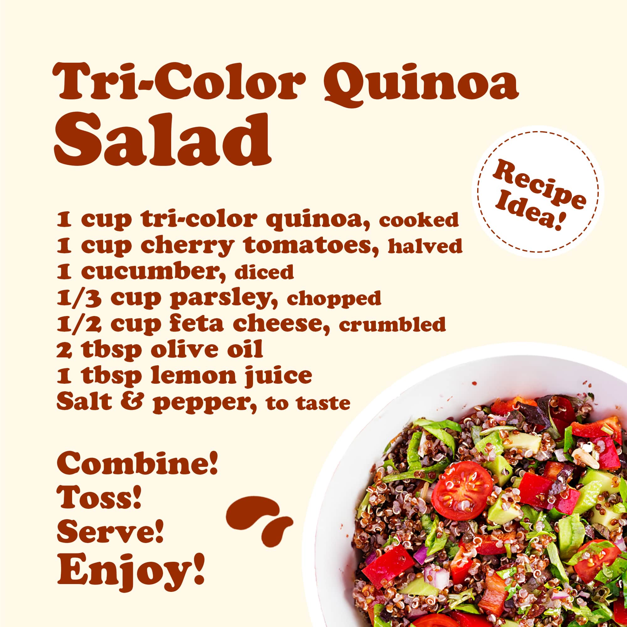 Tri-Color Quinoa Grain–Pre-Washed, Ready to Cook.A Nutrient-Rich Superfood. Bulk - Picture 16 of 48