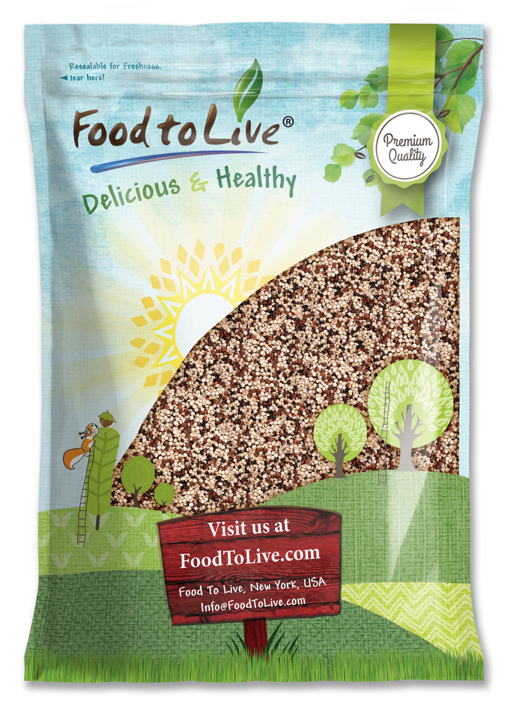 Tri-Color Quinoa Grain–Pre-Washed, Ready to Cook.A Nutrient-Rich Superfood. Bulk - Picture 9 of 48