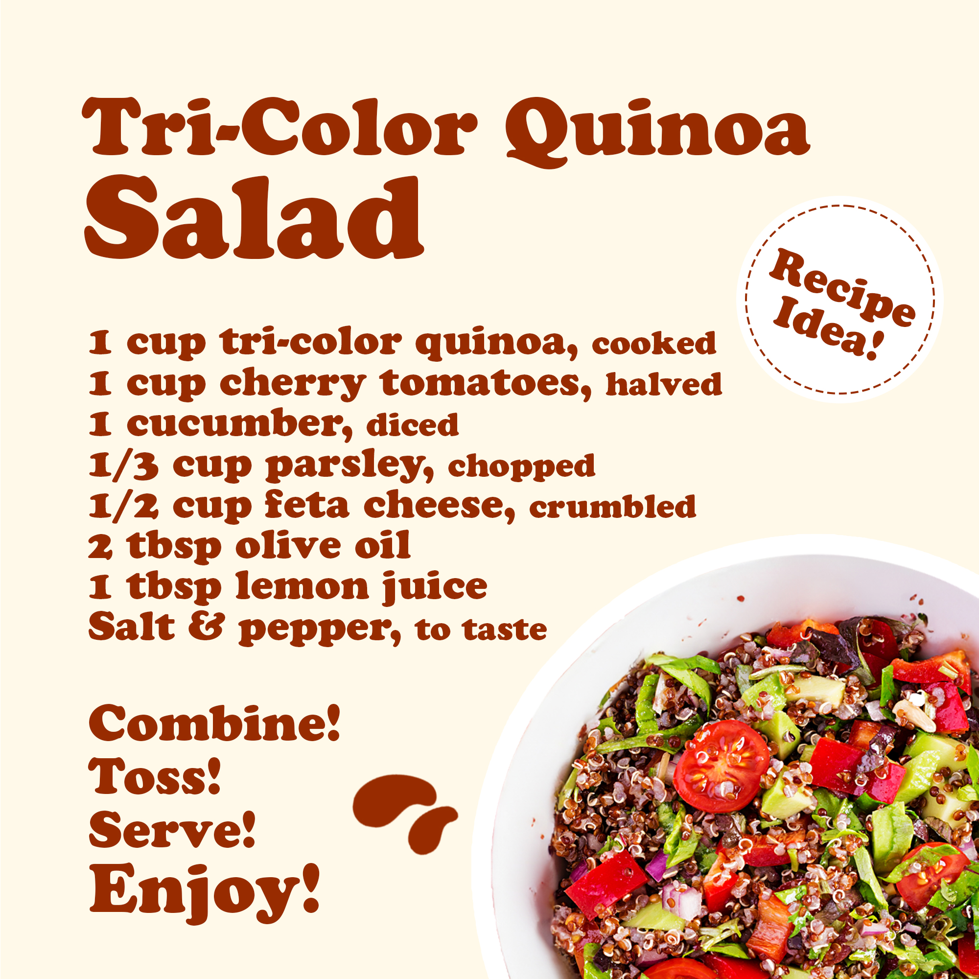 Tri-Color Quinoa Grain–Pre-Washed, Ready to Cook.A Nutrient-Rich Superfood. Bulk - Picture 32 of 48