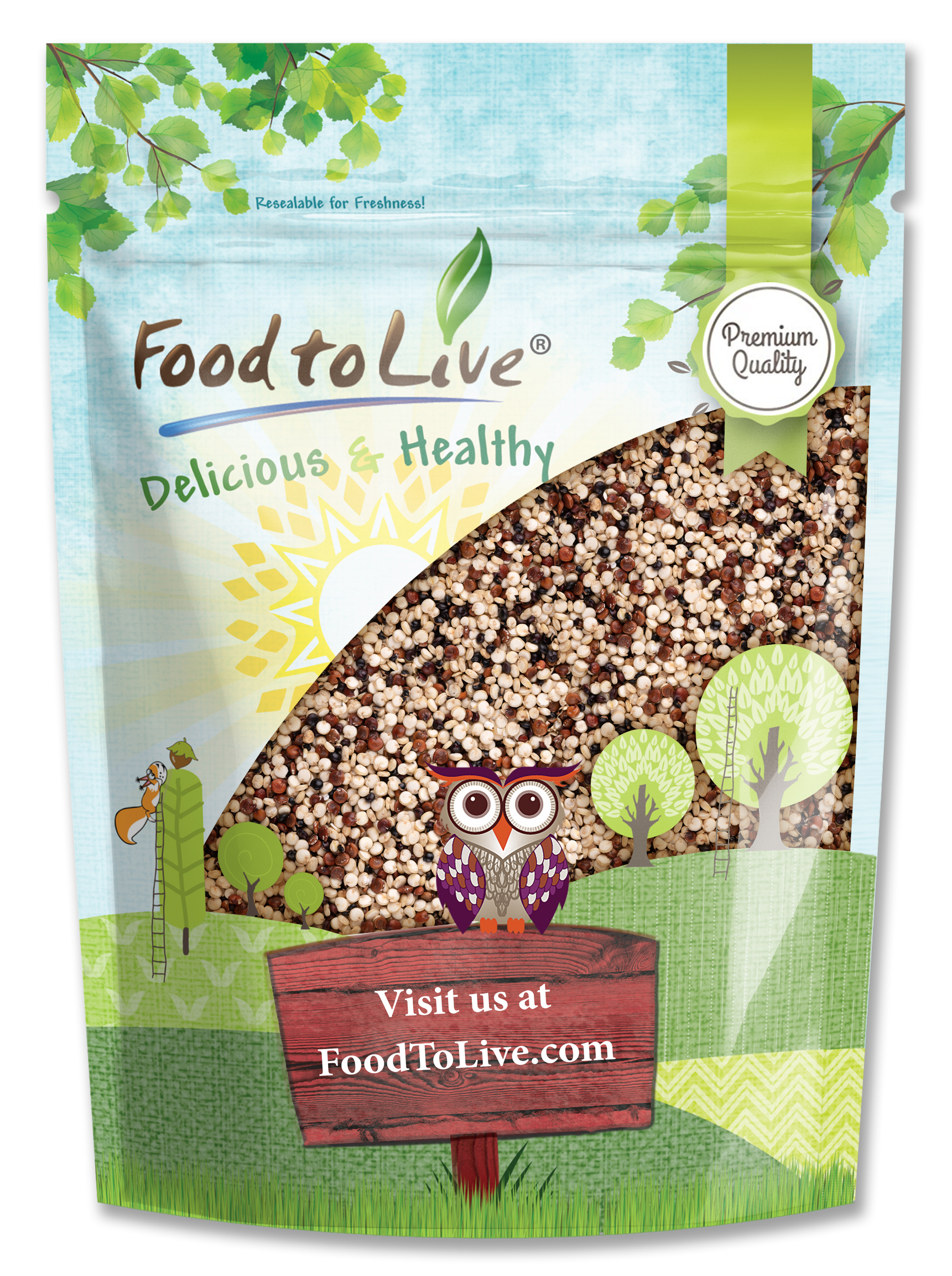 Tri-Color Quinoa Grain–Pre-Washed, Ready to Cook.A Nutrient-Rich Superfood. Bulk - Picture 25 of 48