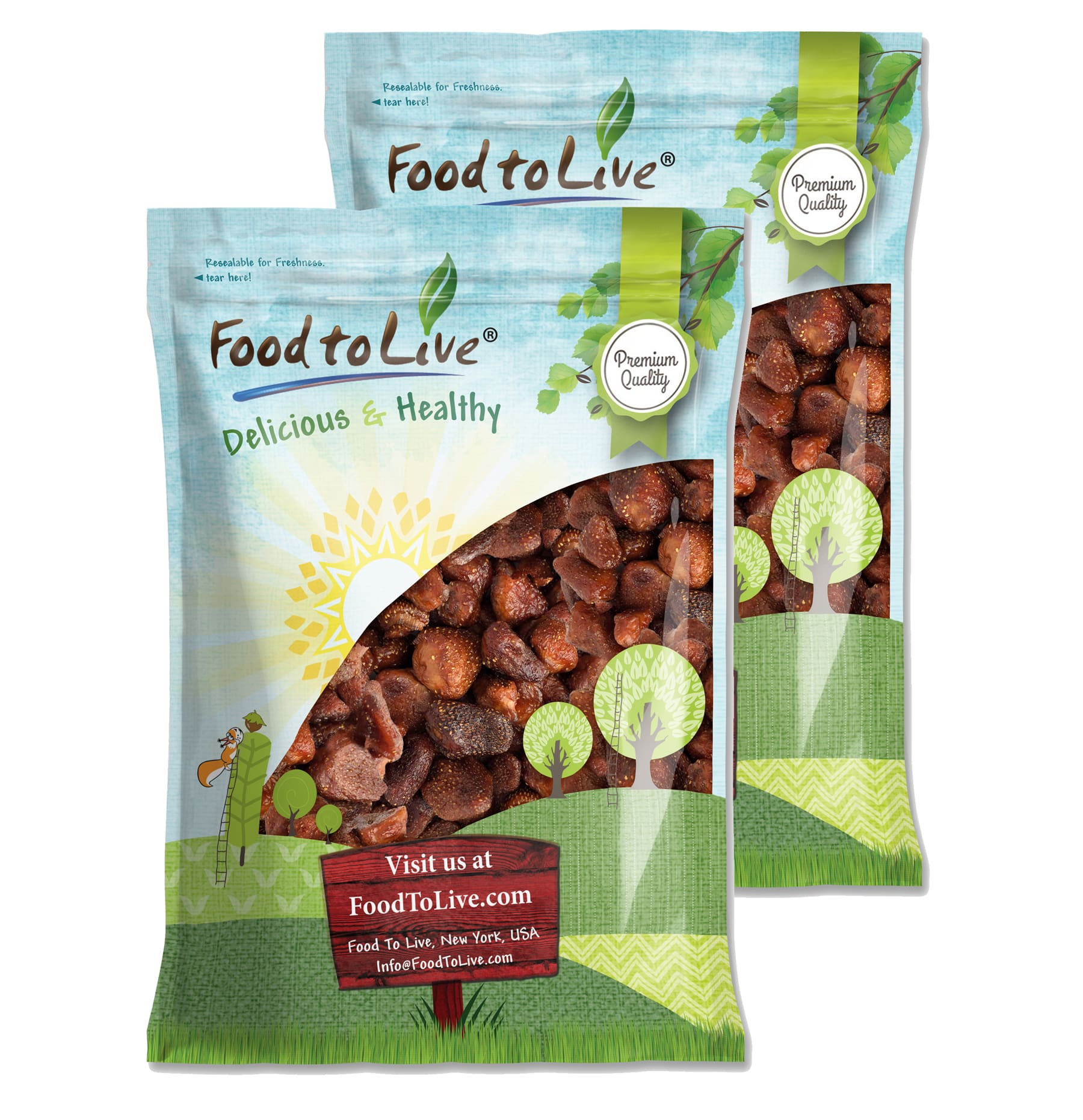 Dried Strawberries Kosher, Raw, Sweetened by Food to Live eBay