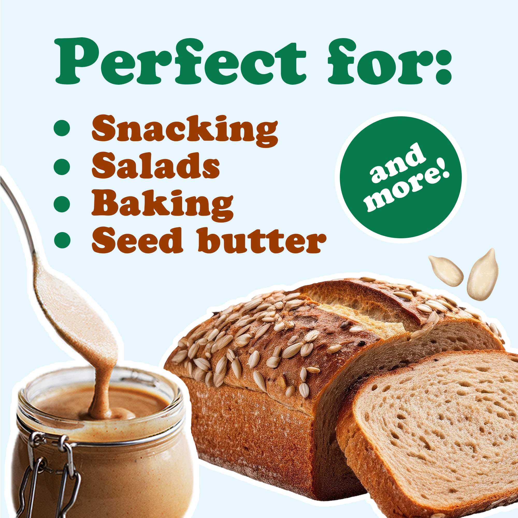Organic Sprouted Sunflower Seeds with Himalayan Salt – by Food to Live - Picture 47 of 56