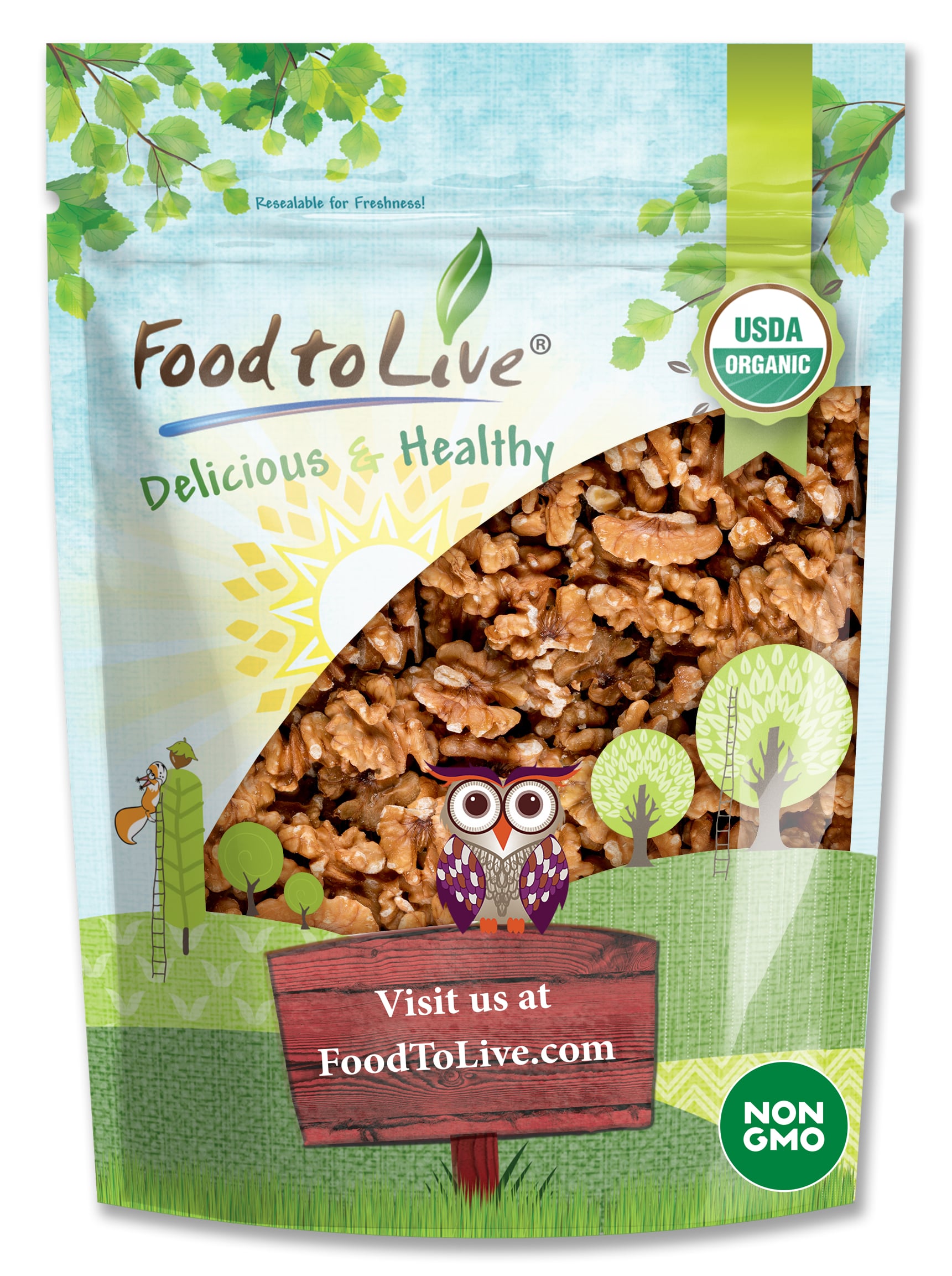 California Walnuts - Kosher, Raw, Vegan - by Food To Live - Picture 26 of 68