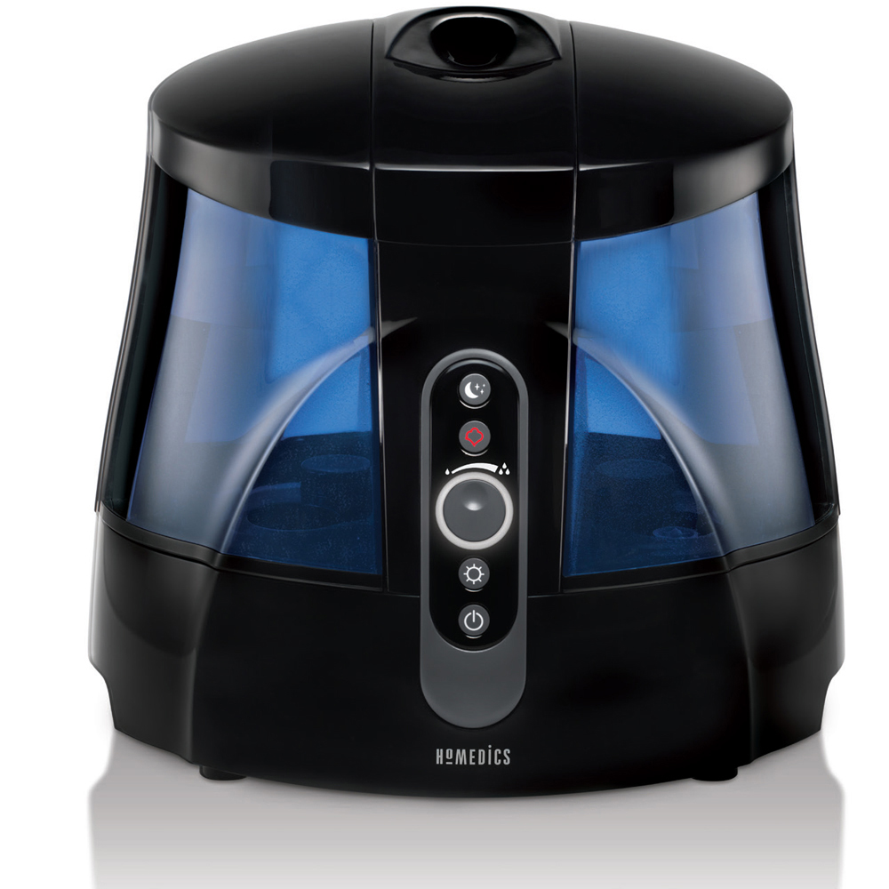 HoMedics Warm or Cool Mist Ultrasonic Humidifier Black HoMedics Warm or Cool Mist Ultrasonic Humidifier Black