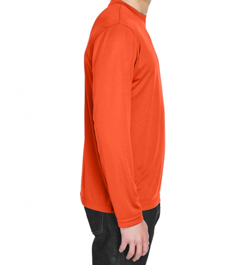 Men's ANSI/ISEA Safety Work Construction Performance Long-Sleeve Neon T-Shirt