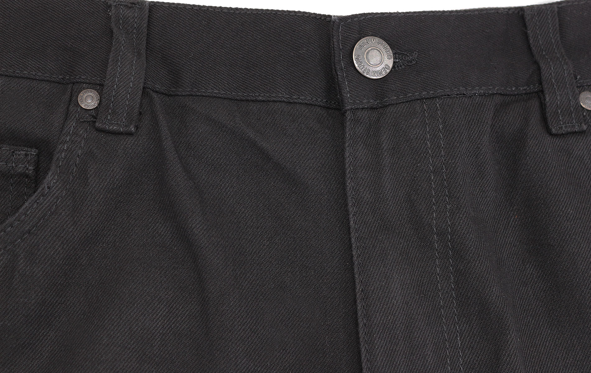 Men's Black Cotton Blend Denim Premium Quality Slim Fit Casual Jean Pants - Picture 7 of 28