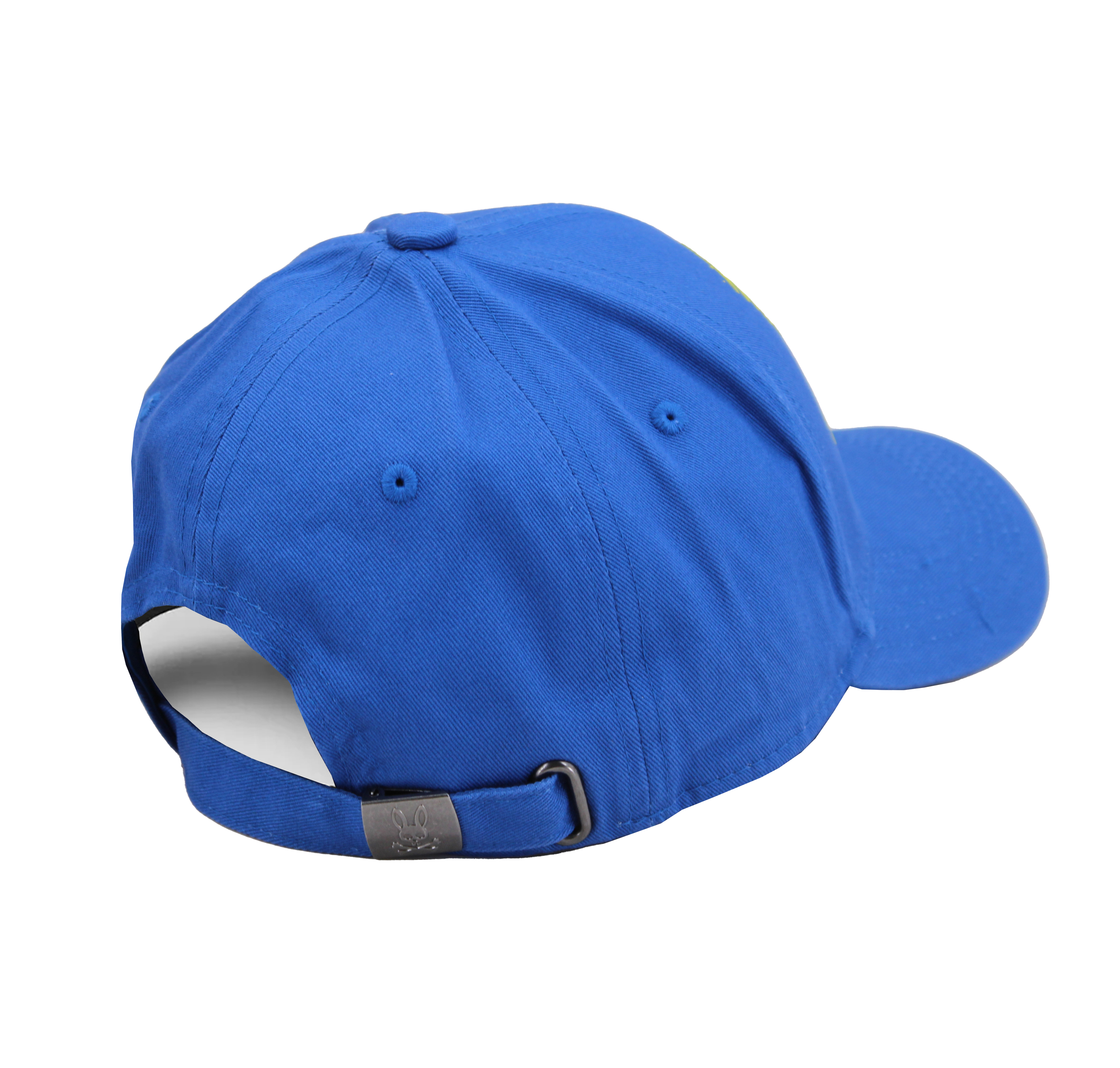 Psycho Bunny Men's Cotton Screen Printed Logo Baseball Adjustable Snapback Hat