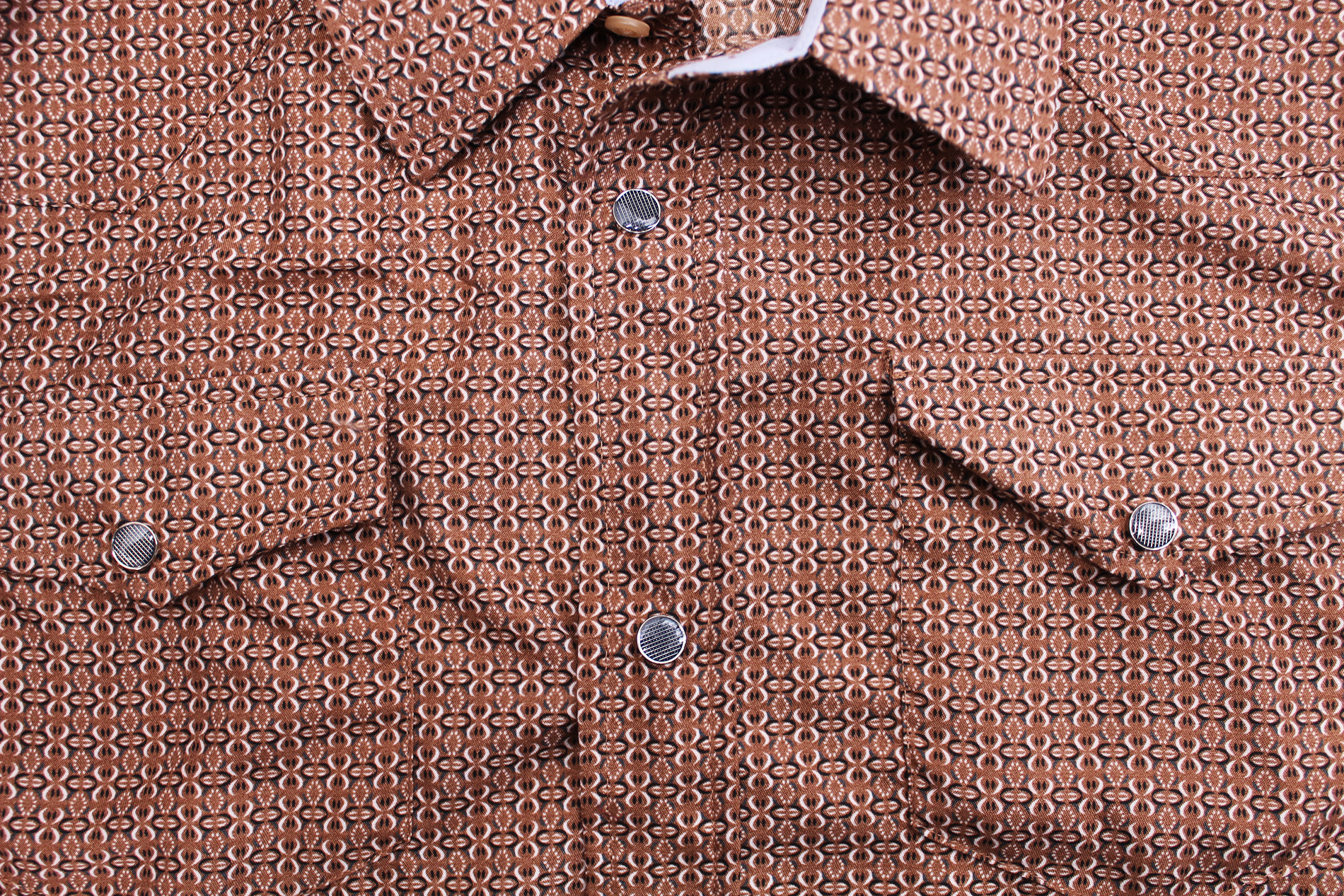 Men's Cowboy Western Long Sleeve Paisley Patterned Rodeo Button Up Dress Shirt - Picture 16 of 57