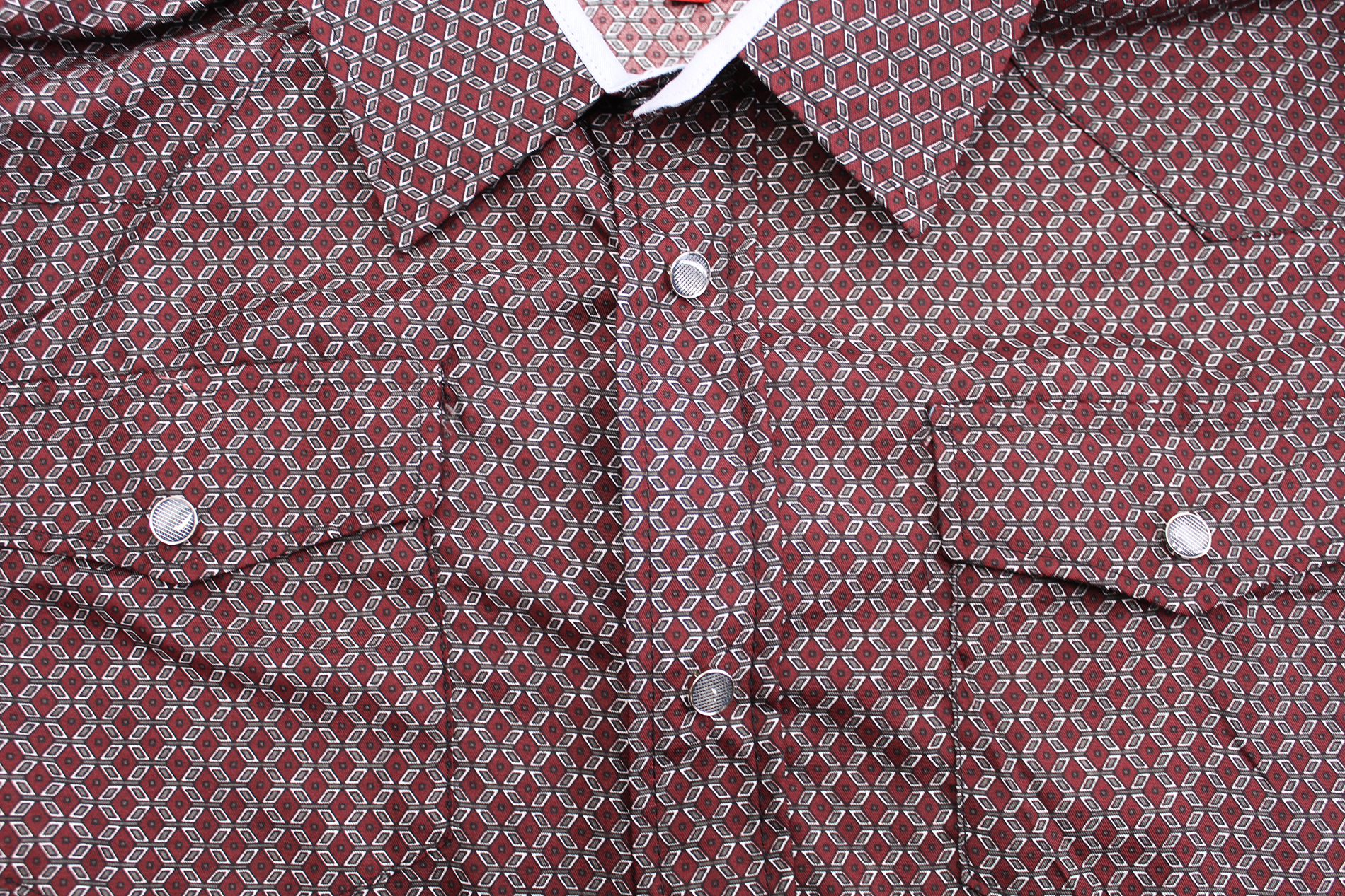 Men's Cowboy Western Long Sleeve Paisley Patterned Rodeo Button Up Dress Shirt - Picture 20 of 57