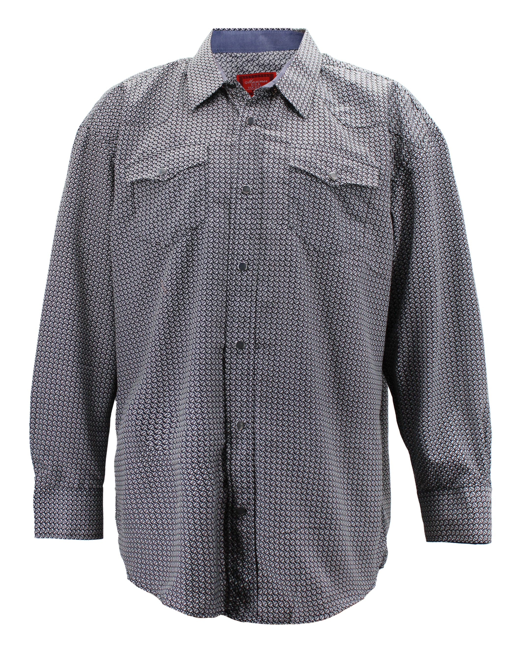 Men's Cowboy Western Long Sleeve Paisley Patterned Rodeo Button Up Dress Shirt - Picture 25 of 57