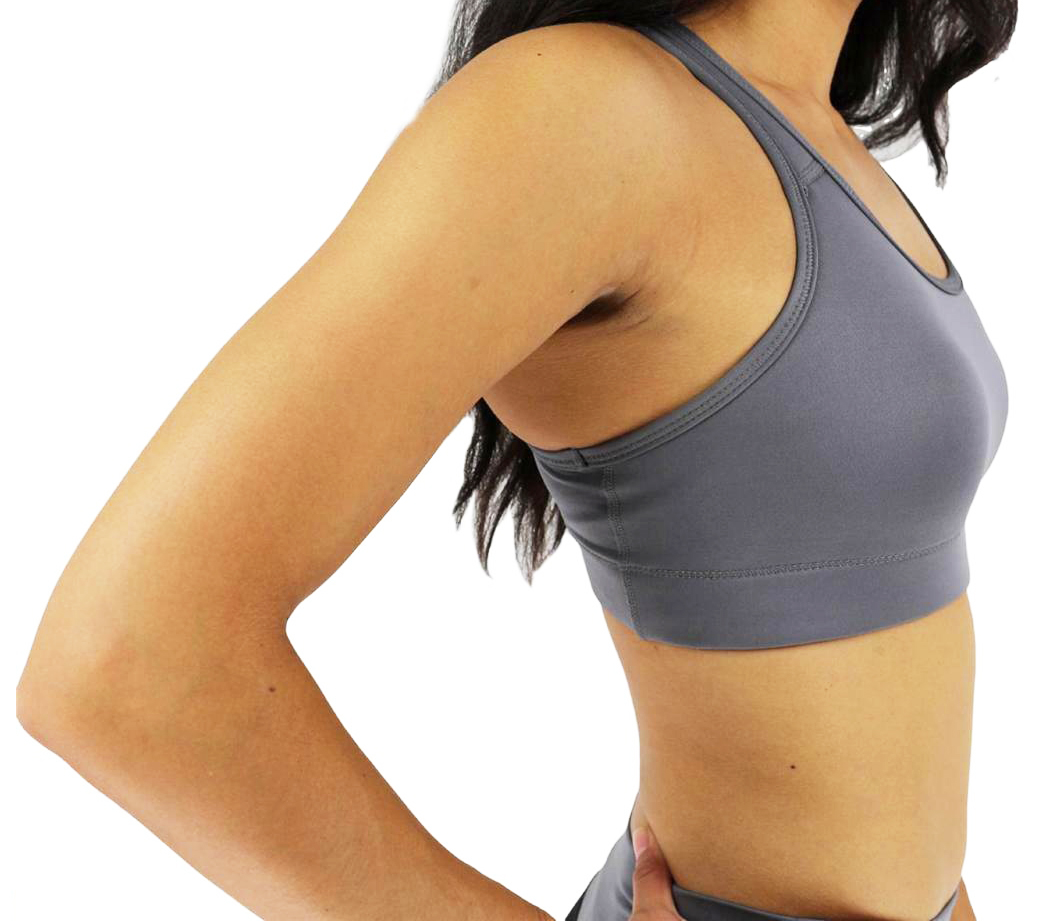 WOMEN'S W SPORT ATHLETIC GYM SPORT FITNESS WORKOUT SPORTS BRA CROP TOPS AP-4823 - Picture 9 of 13