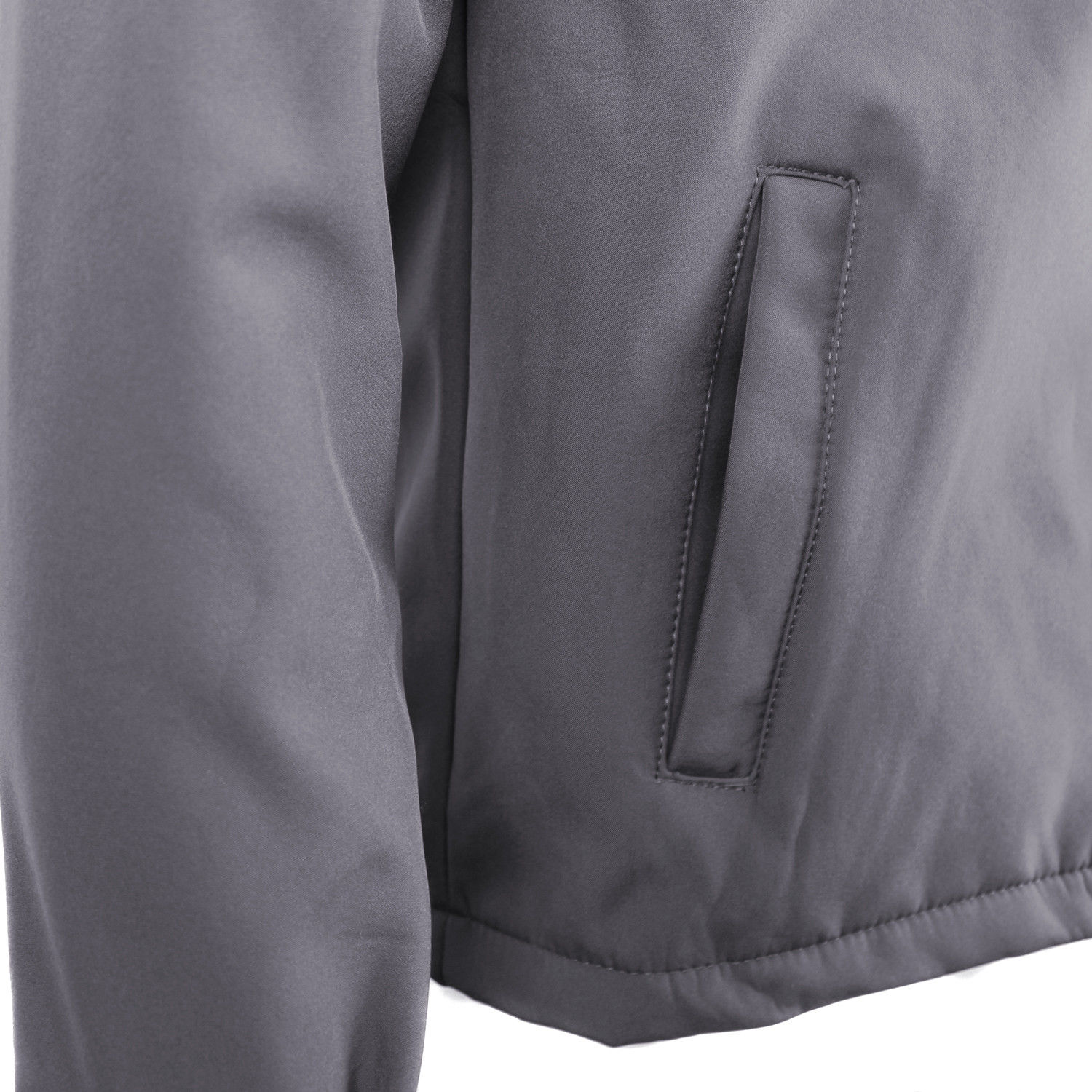 Men's Lightweight Athletic Water Resistant Windbreaker Slim Fit Jacket JERRY - Picture 7 of 7