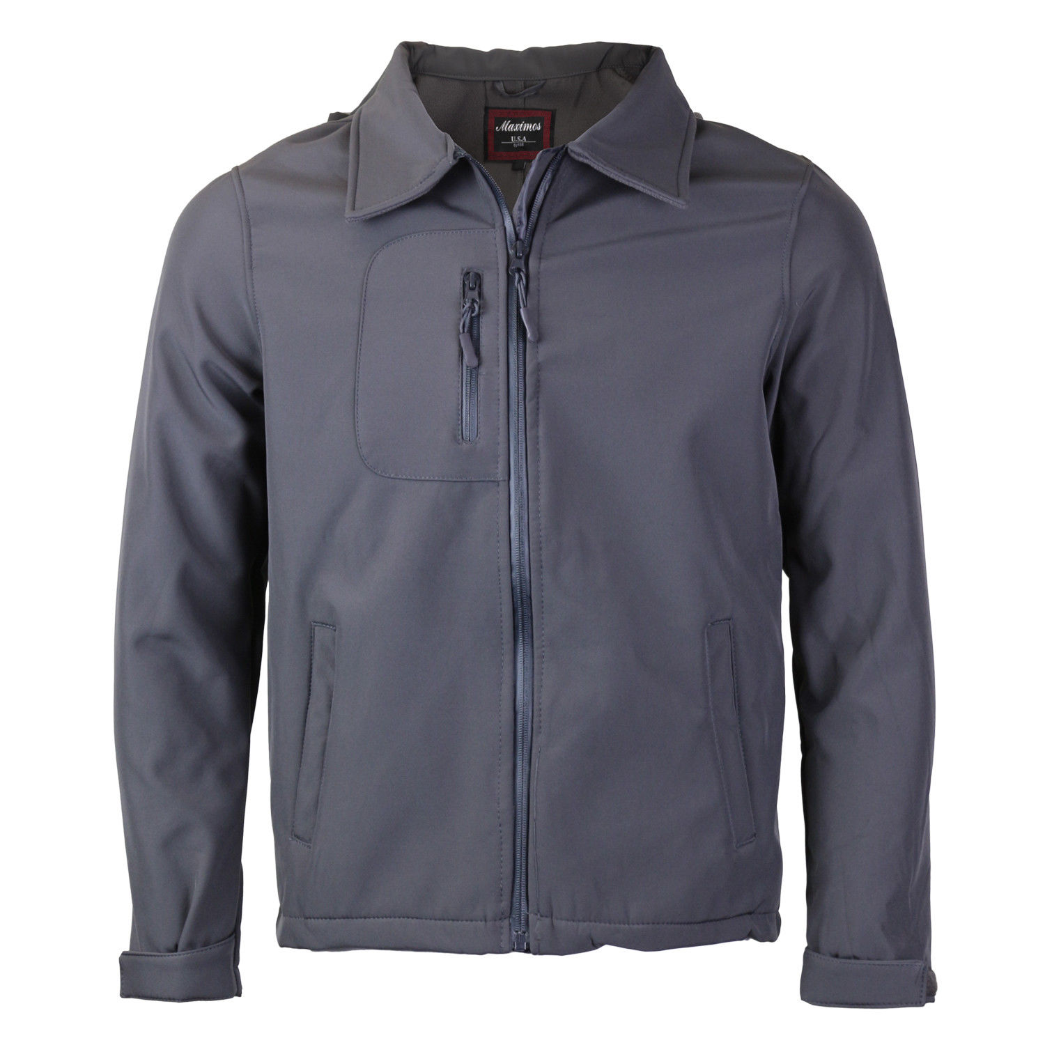 Men's Lightweight Athletic Water Resistant Windbreaker Slim Fit Jacket JERRY - Picture 5 of 7