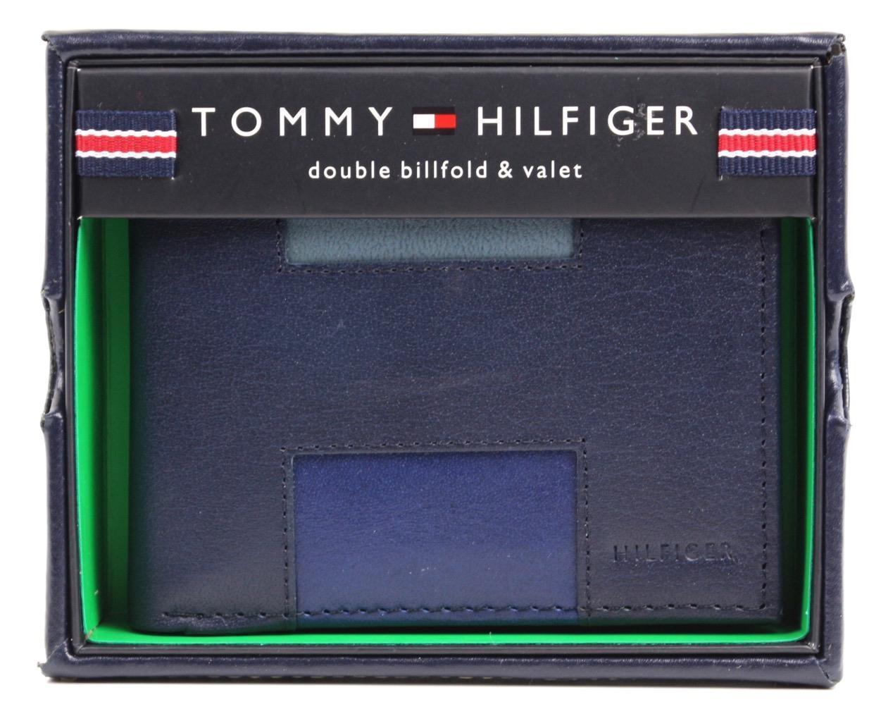 Tommy Hilfiger Men's Premium Leather Credit Card ID Wallet Passcase