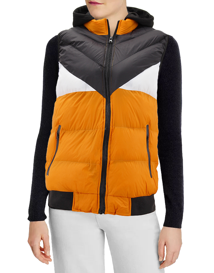 Women's Lightweight Quilted Stand Collar Full Zip Up Down Puffer Jacket Vest - Picture 21 of 32