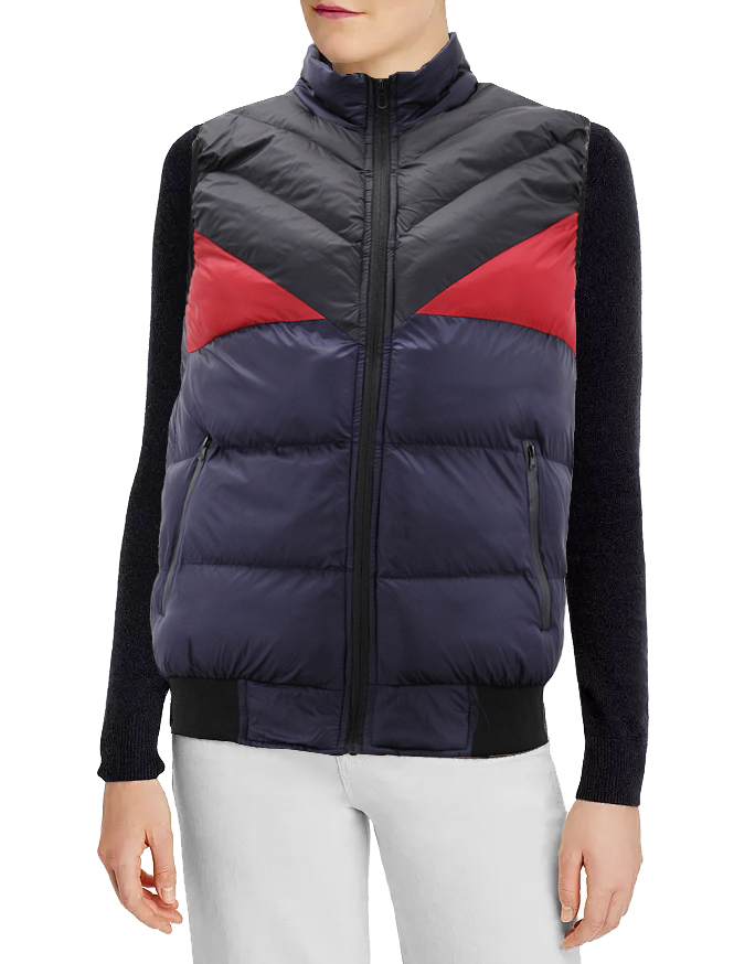 Women's Lightweight Quilted Stand Collar Full Zip Up Down Puffer Jacket Vest - Picture 27 of 32