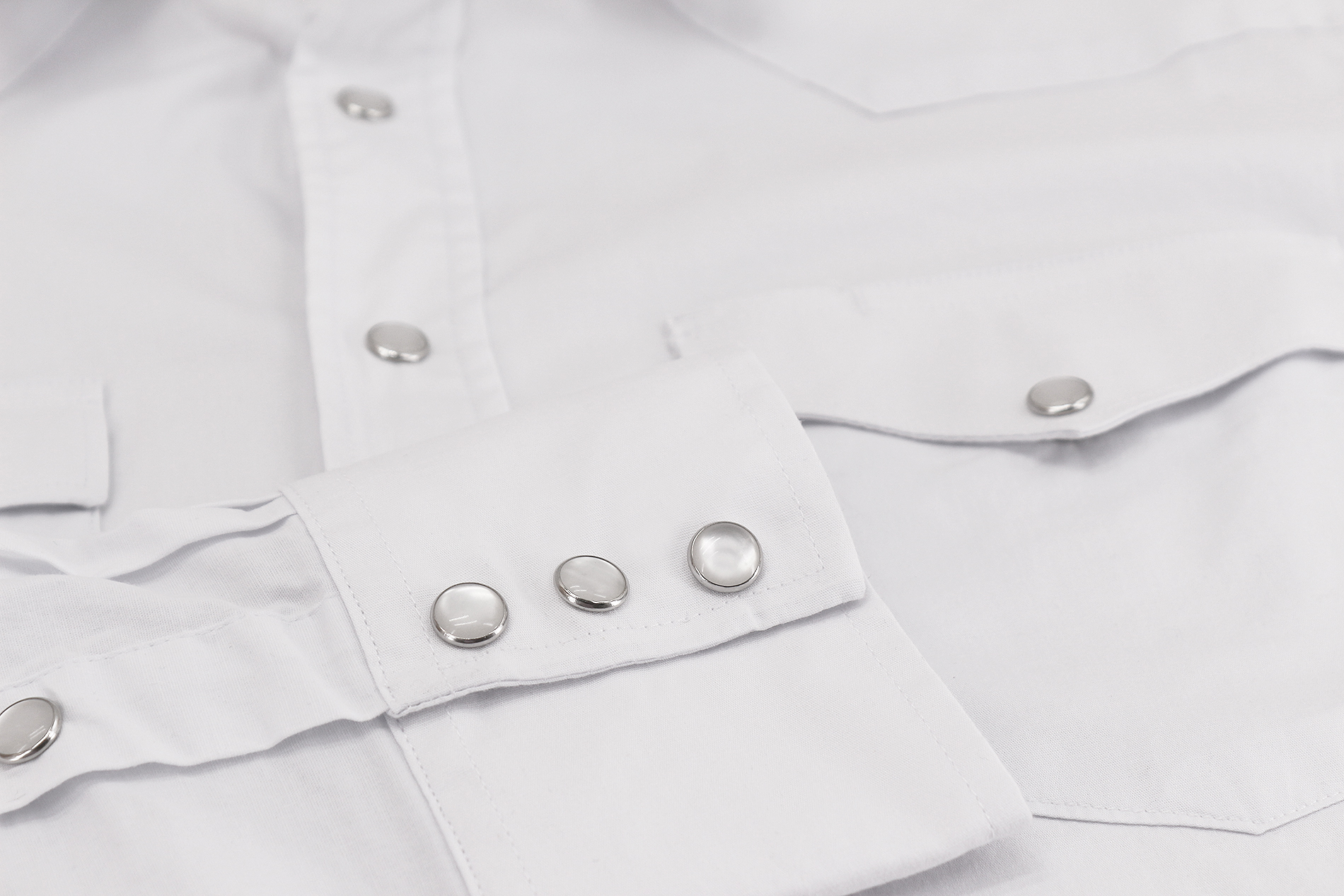 Men's Pearl Snap Button Long Sleeve Western Slim Fit Stretch Cowboy