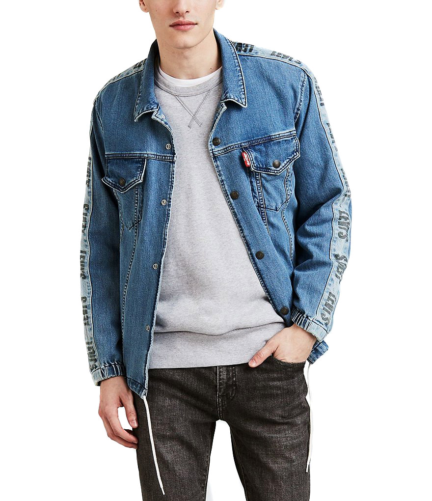 Levi's Strauss Men's Cotton Denim Jean Track Coach's Trucker Jacket 578500000 - Picture 7 of 7
